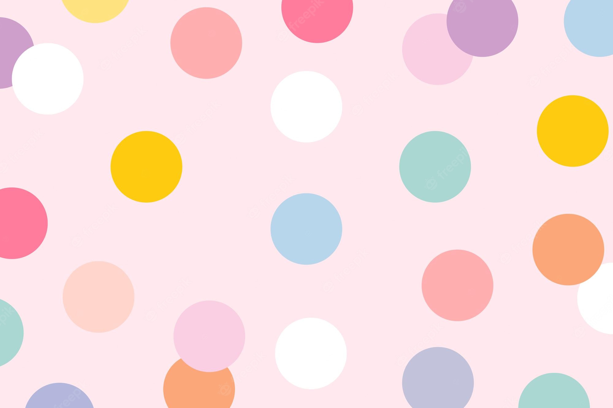 Pink Polka Dots Image. Free Vectors, & PSD