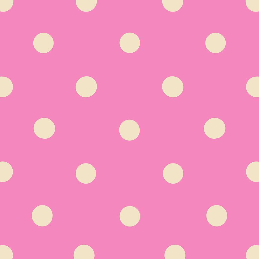 Pink Polka Dot Pattern Digital Art by Nicole Wilson. Fine Art America