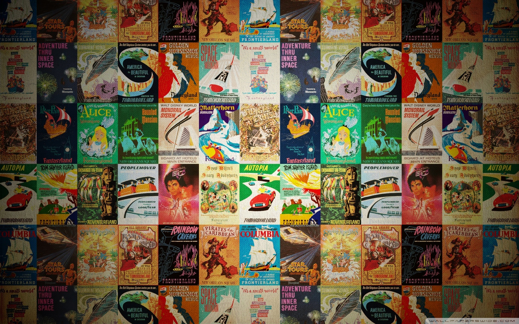 Vintage Posters Ultra HD Desktop Background Wallpaper for