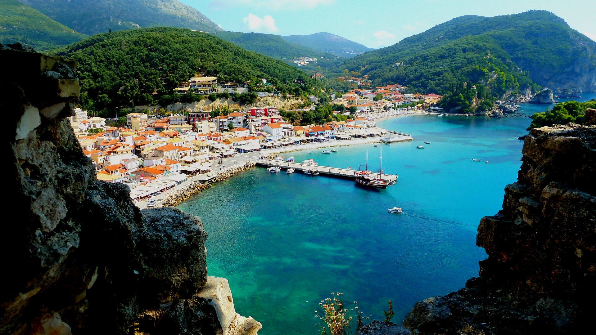 Elevation of Parga, Greece
