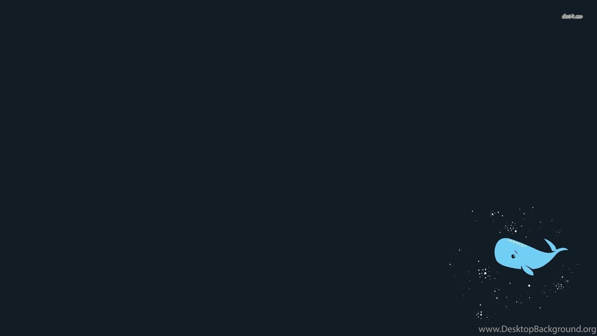 Cute Blue Whale Wallpaper Minimalistic Wallpaper Desktop Background