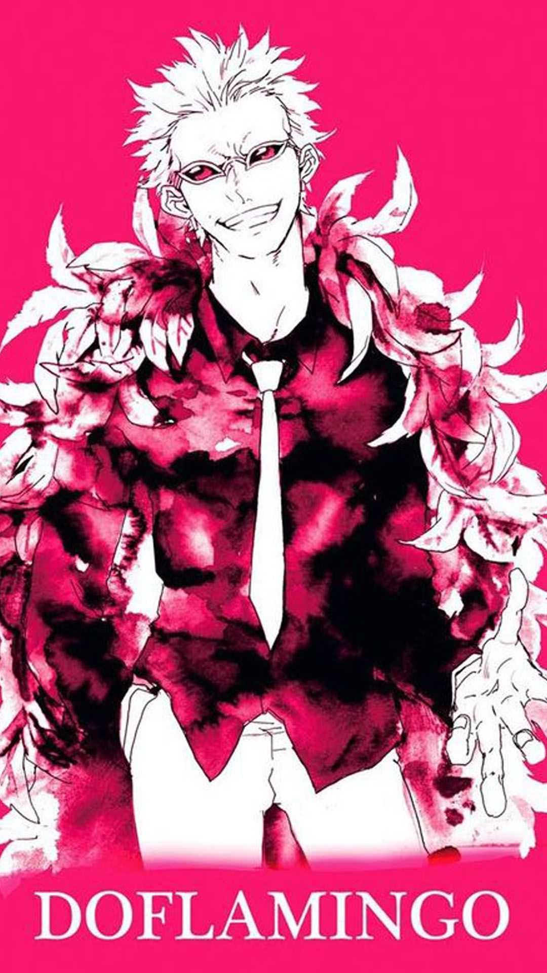Doflamingo Wallpaper Discover more Anime, Doflamingo, Donquixote Doflamingo, Heavenly D. Animated icons, One piece wallpaper iphone, Background image wallpaper