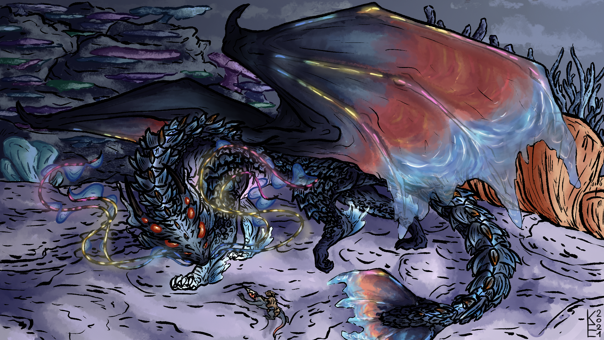 Xe'namiva (Xeno'jiiva x Namielle) A fusion. Made by me, Enjoy ! :DD