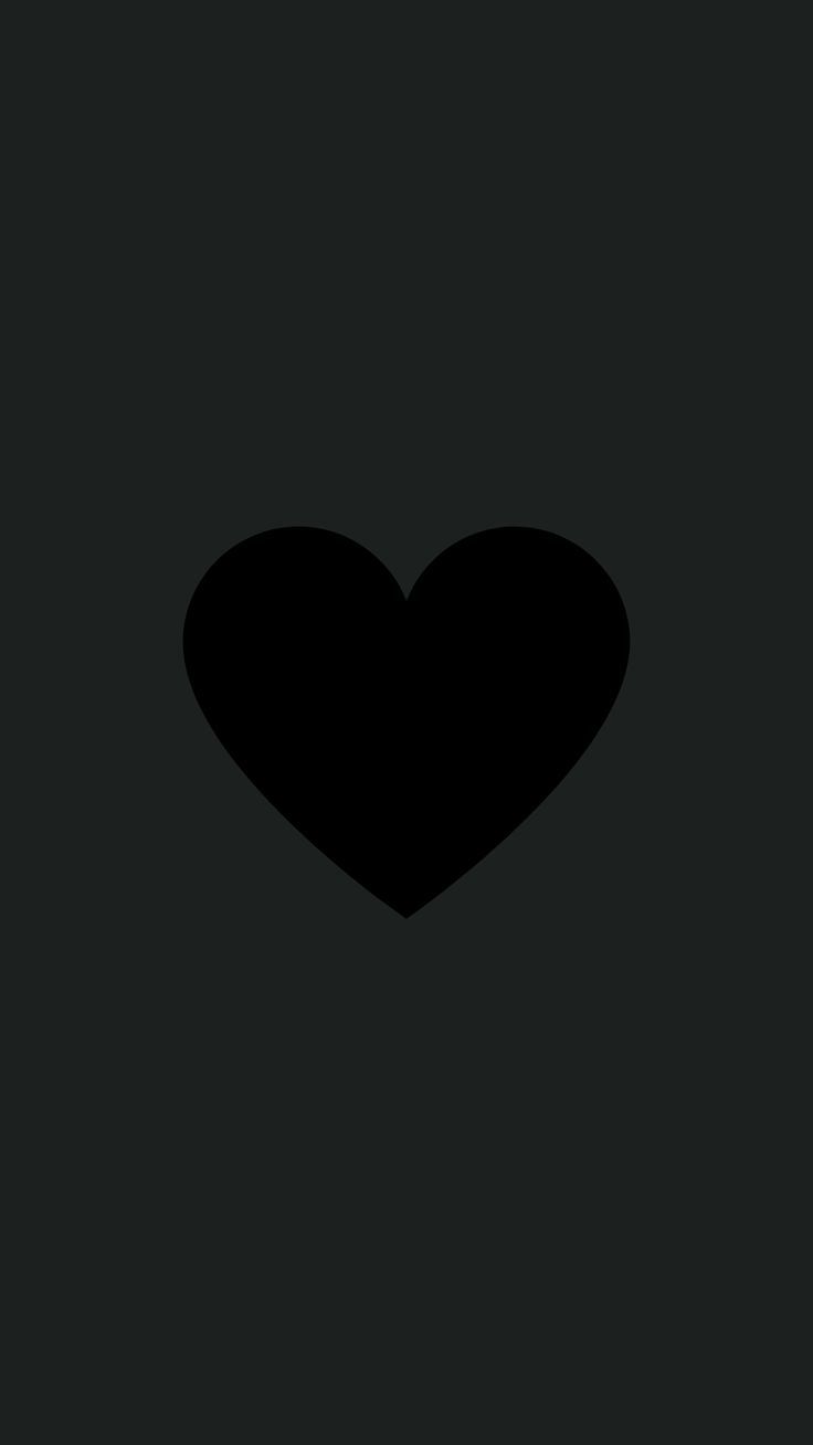 Simple Black Aesthetic Heart Wallpaper. Black aesthetic wallpaper, Aesthetic wallpaper, Heart wallpaper