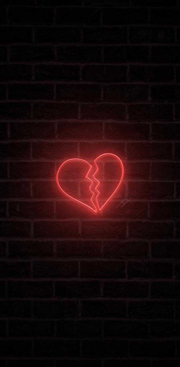 Broken heart icon. Internet button on white background Stock Photo - Alamy