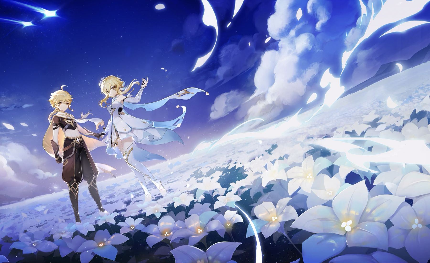 Step into a vast world in Genshin Impact, App Store Story. Impact, Anime scenery, Anime background