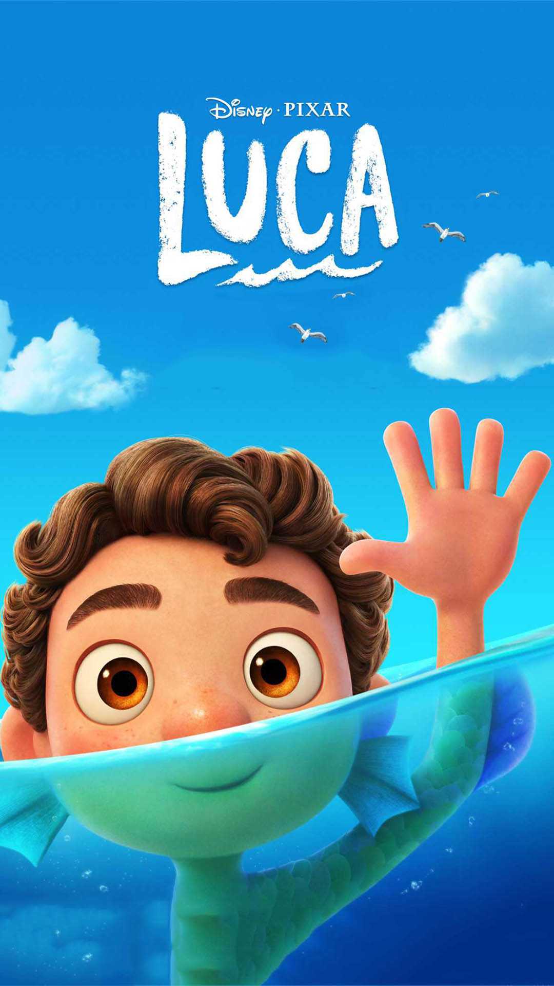 Download Pixar Luca Paguro Poster Wallpaper
