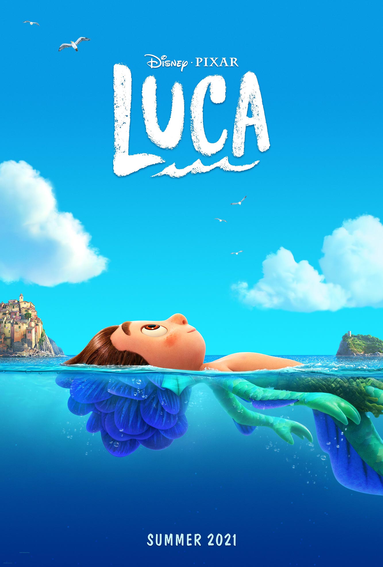 Pixar's Luca Poster Reveals Sun Kissed New Look At Animated Movie