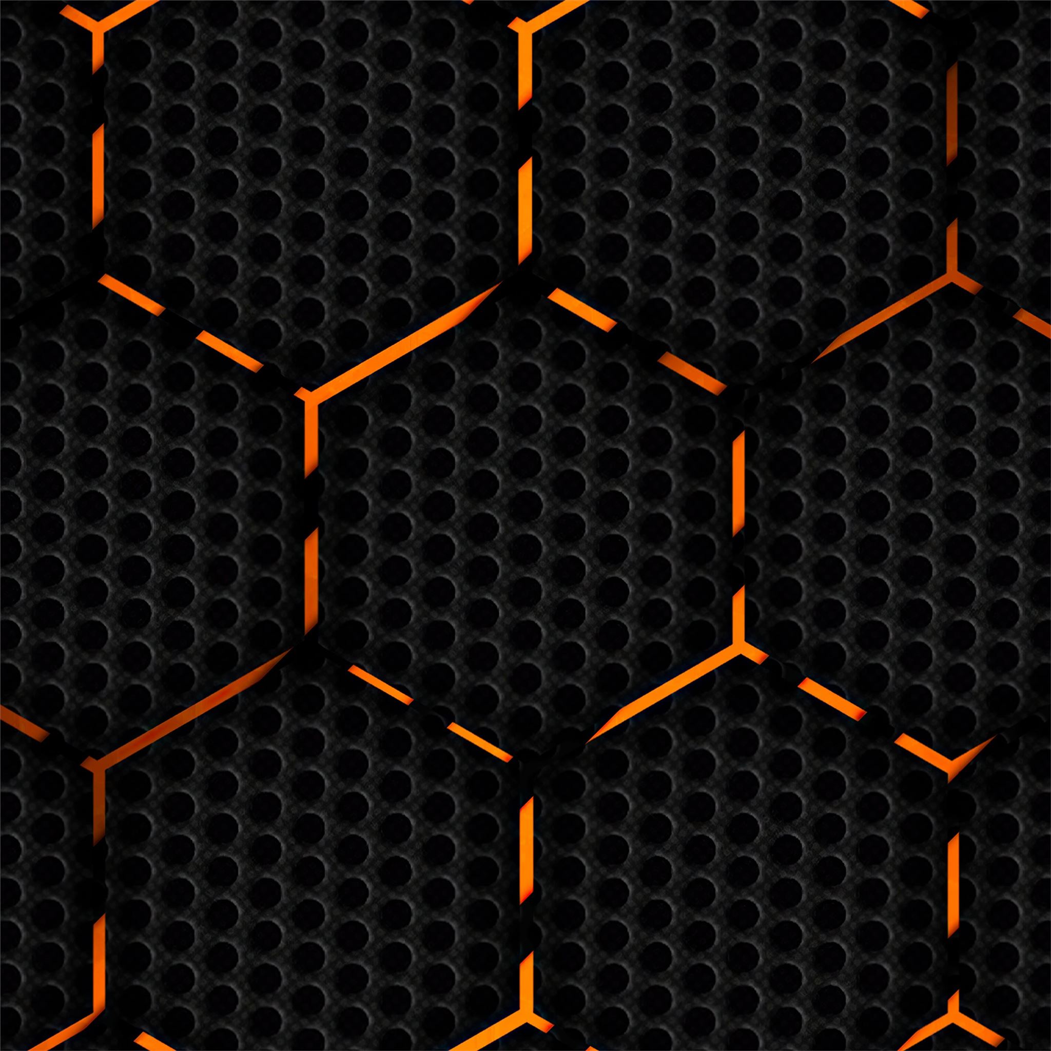 Orange And Black Wallpaper 4k