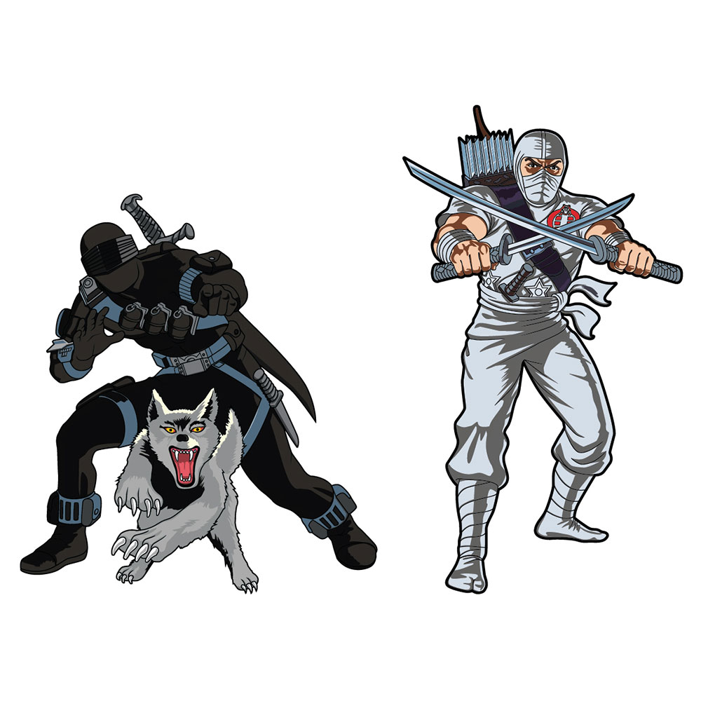 Snake Eyes x Storm Shadow Pin Set