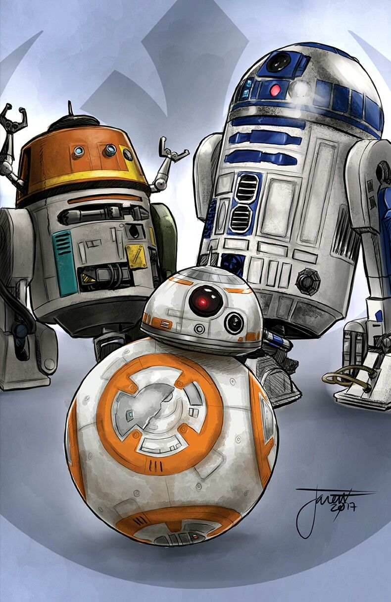 R2D2 WITH BB 8 AND CHOPPER. Star Wars Stormtrooper, Star Wars Fandom, Star Wars Geek