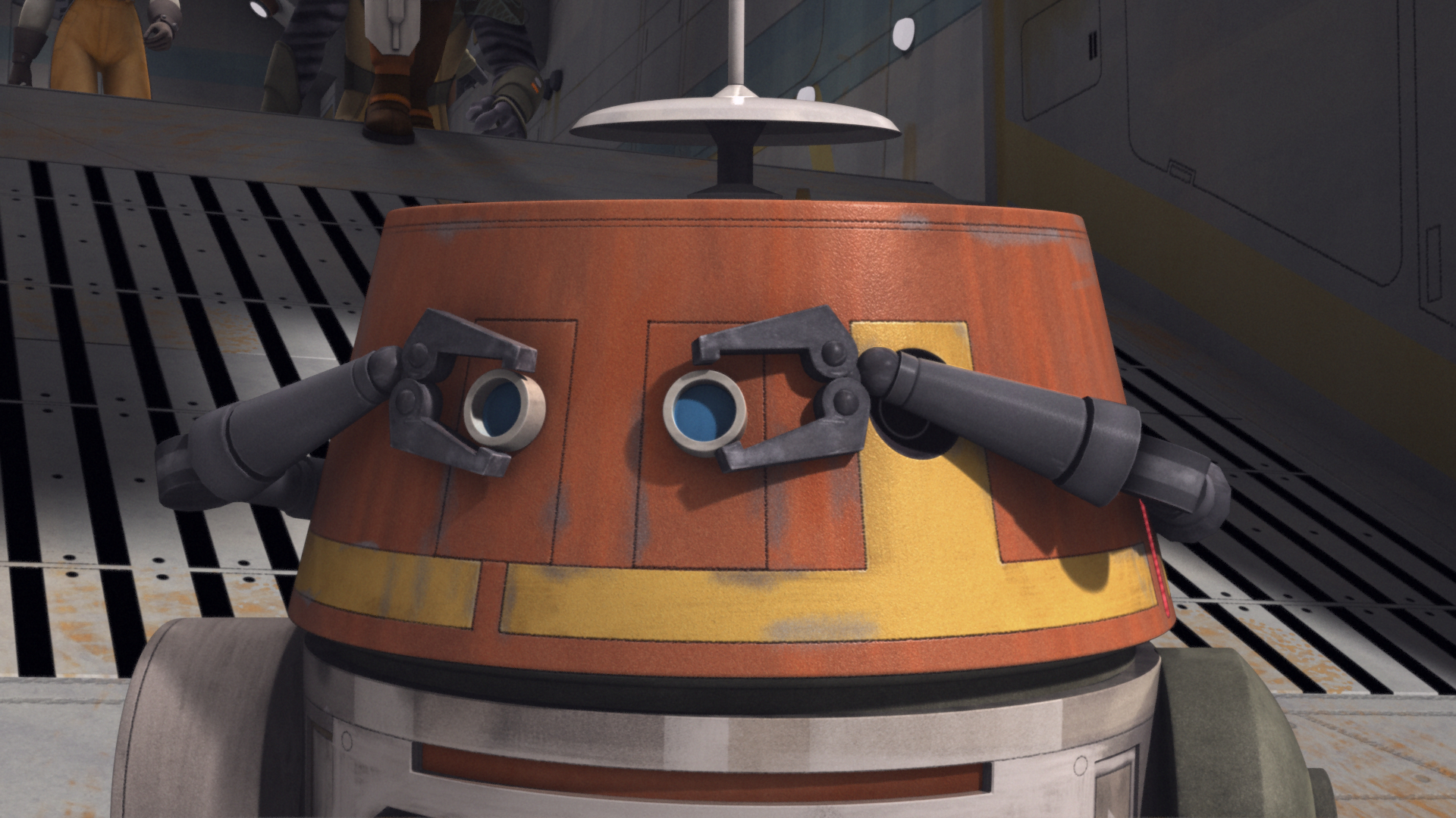 STAR WARS REBELS Clip and Image for The Forgotten Droid With Kenobi
