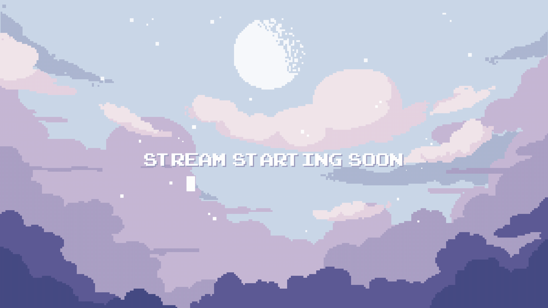 Purple Clouds Animated Twitch Screens Stream Starting Soon. Etsy. Twitch streaming setup, Streaming, Overlays cute
