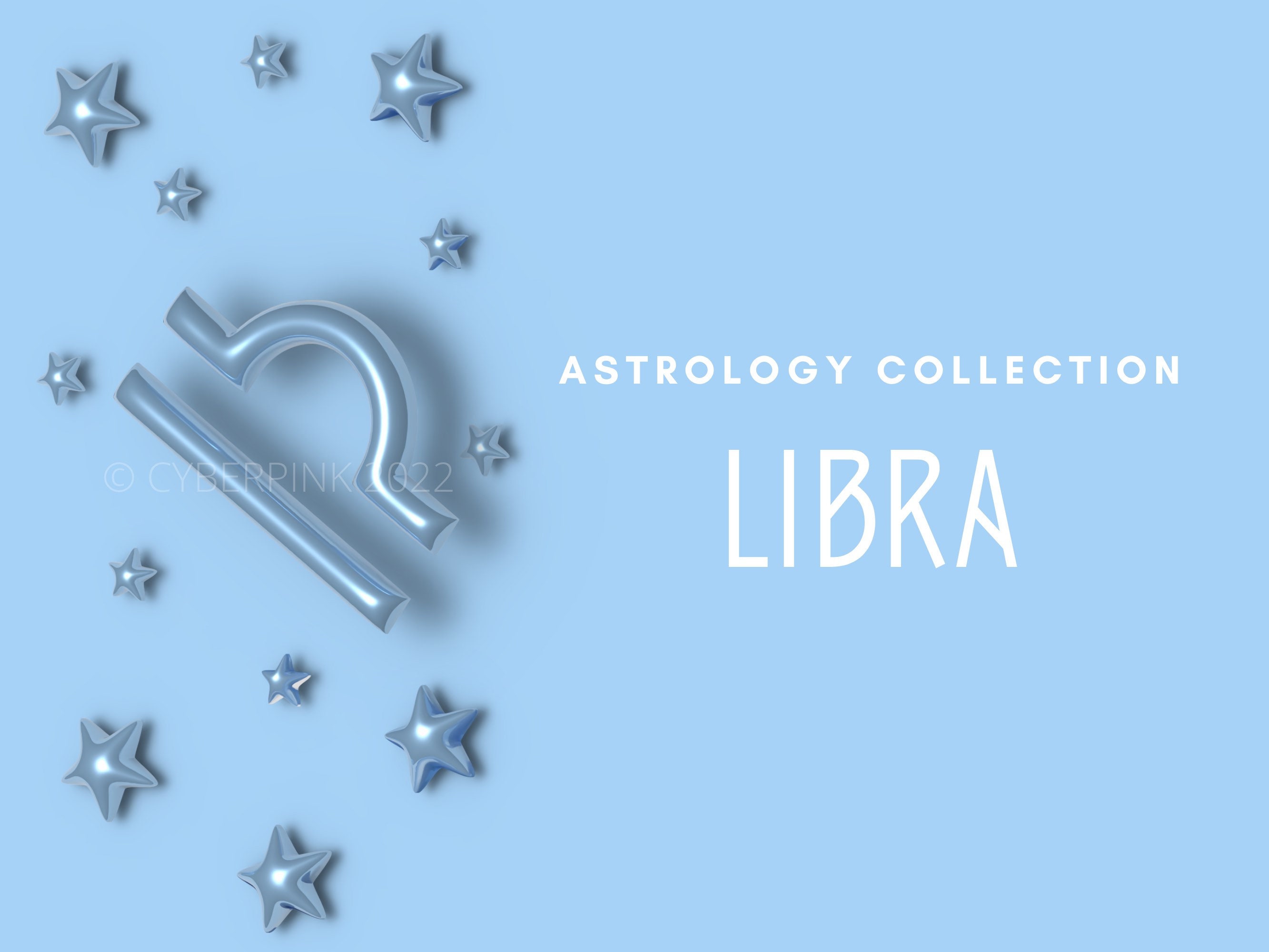 Libra IPhone Android Tablet Wallpaper Background Light Blue