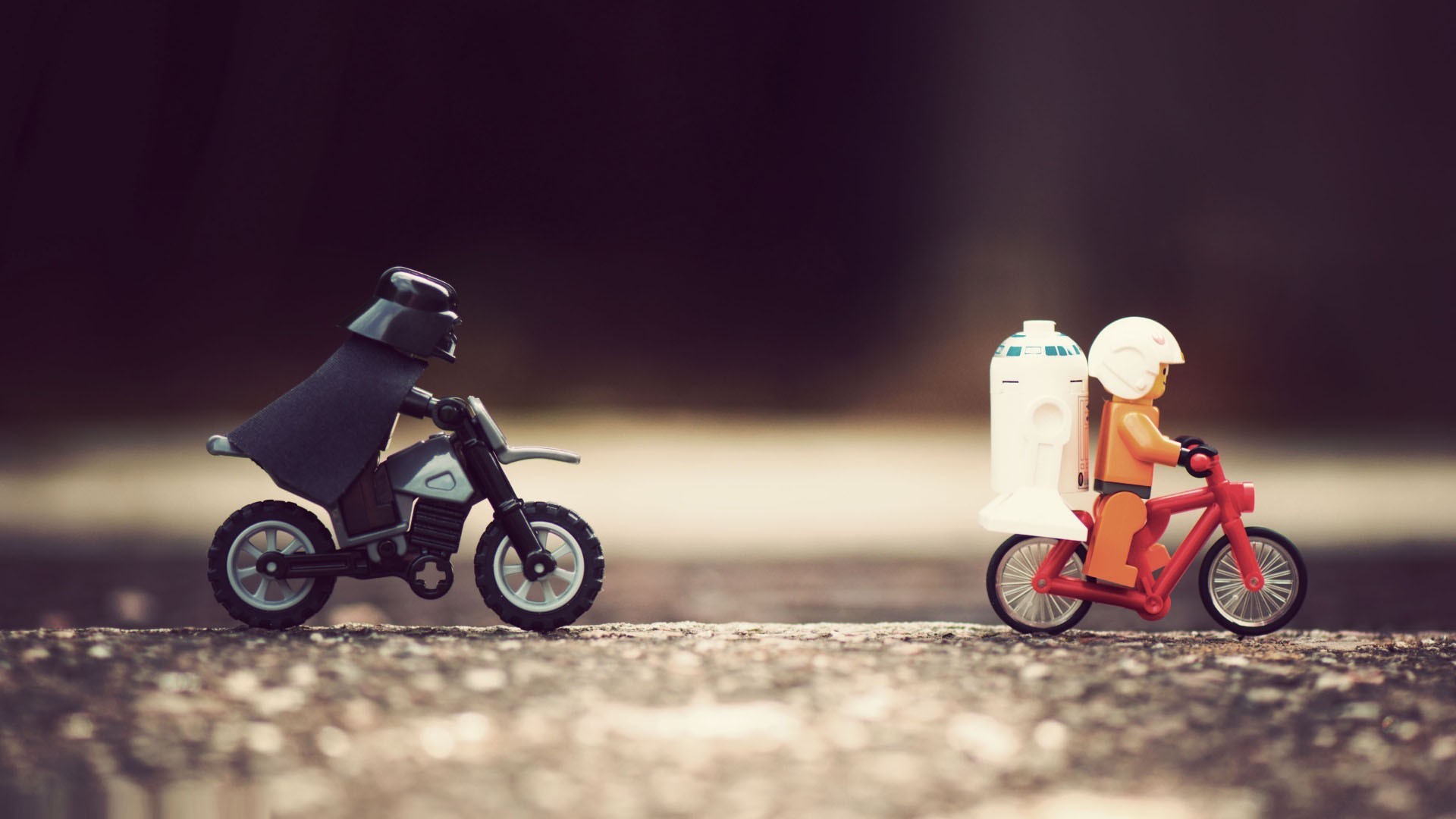 Free download Darth Vader chasing Luke and R2 D2 on bikes wallpaper 707642 [1920x1080] for your Desktop, Mobile & Tablet. Explore R2D2 Wallpaper HD. Star Wars R2D2 Wallpaper, C3PO