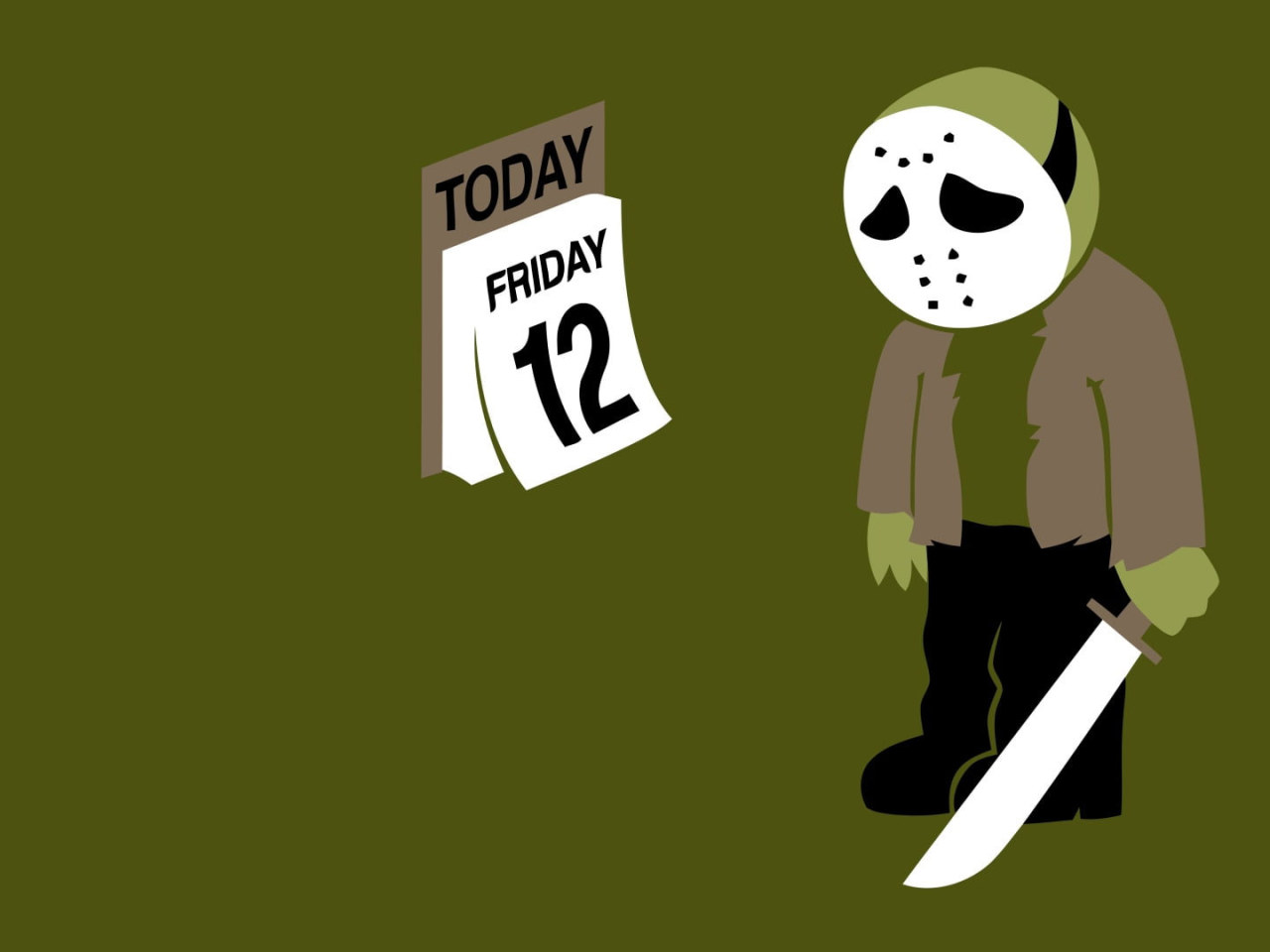 Wallpaper Humor Funny Jason Friday The 13th Calendar • Wallpaper For You