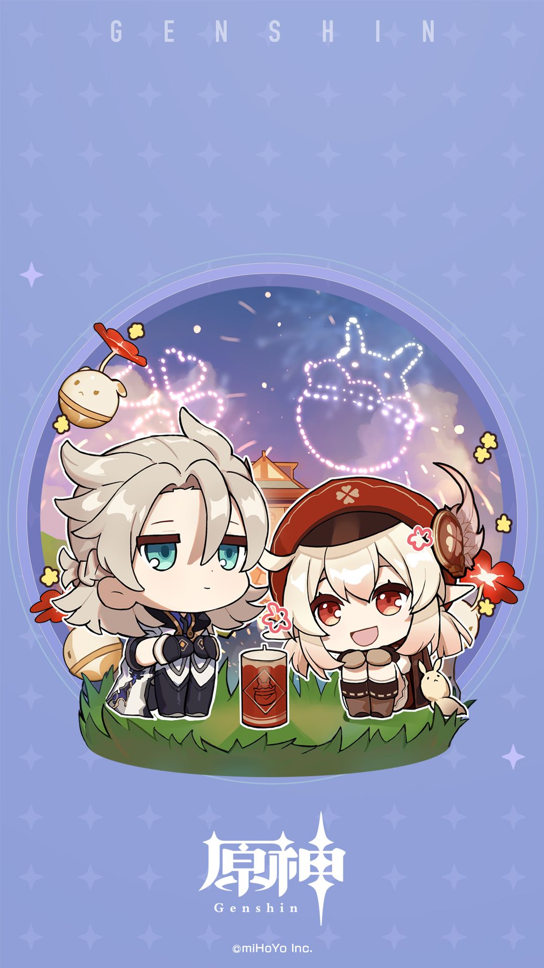 Genshin Impact wallpaper. Albedo, Anime wallpaper, Pink wallpaper anime