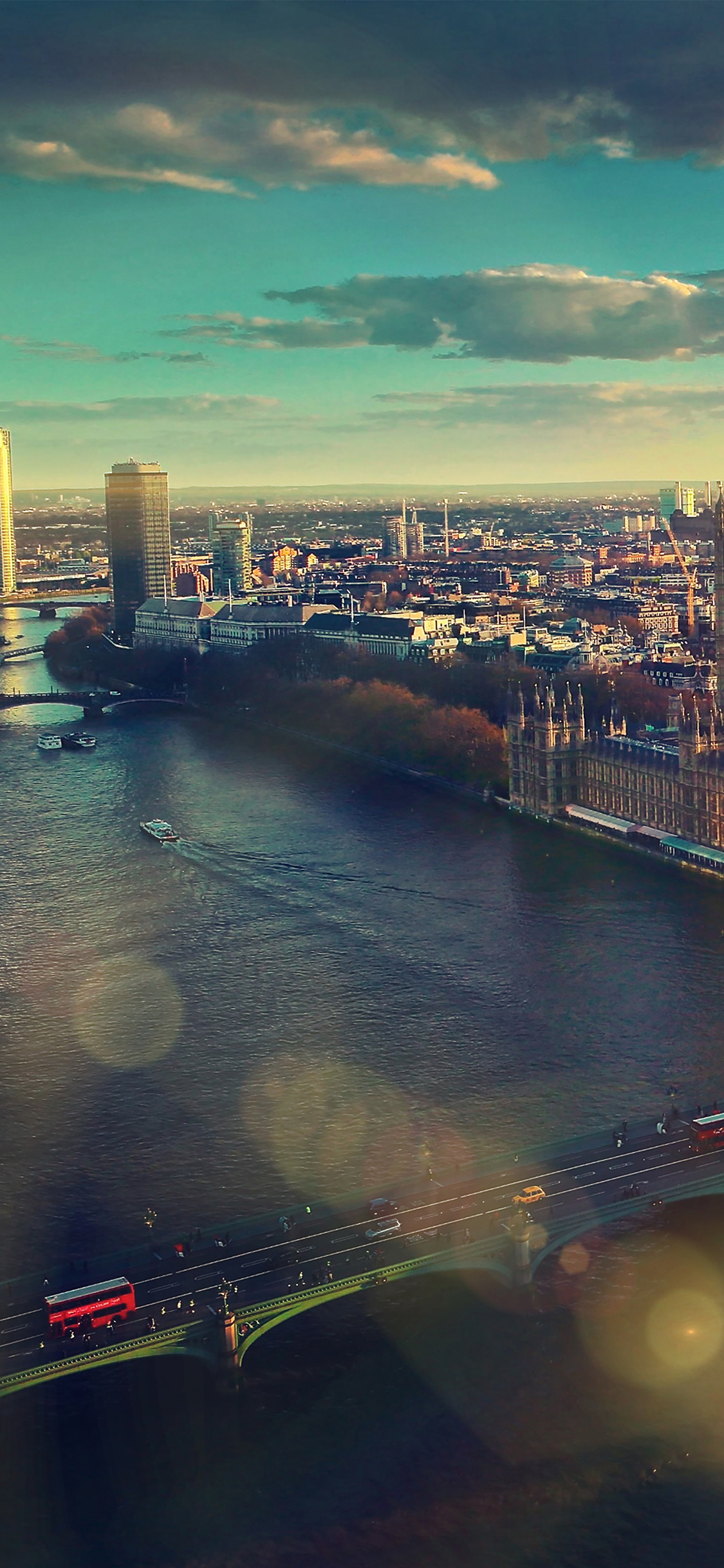 iPhoneXpapers london skyview city flare big ben nature
