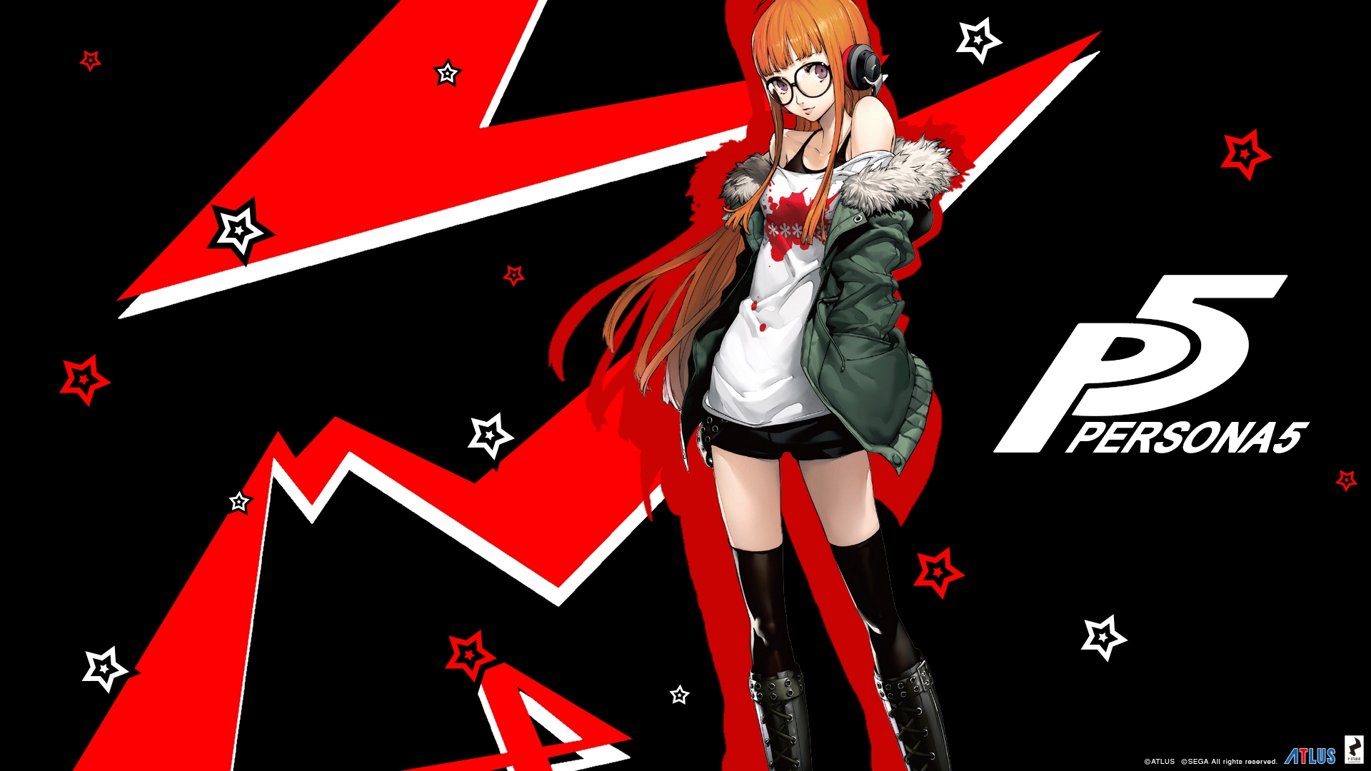Desktop Wallpaper Persona 5 Video Game, Anime Girl, HD Image, Picture, Background, Gppkjn