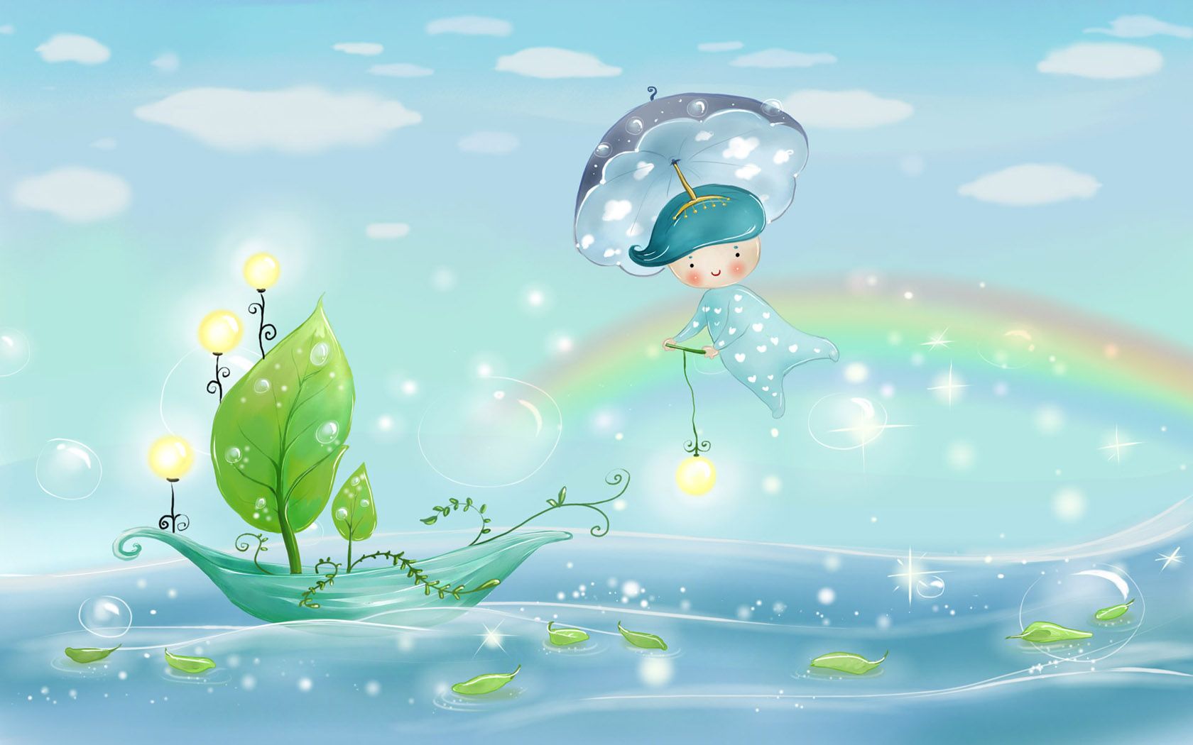 Summer Korean Cartoon Wallpaper Free Summer Korean Cartoon Background