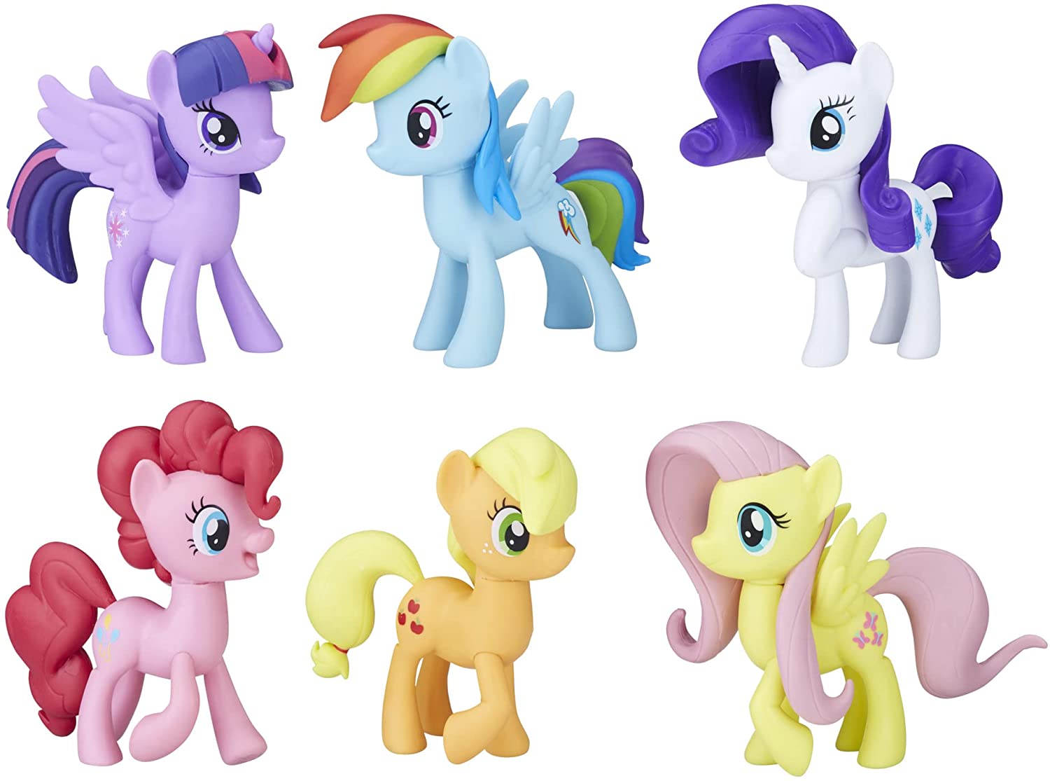 My Little Pony Toys Meet The Mane 6 Ponies Collection (Amazon Exclusive), Toys & Games