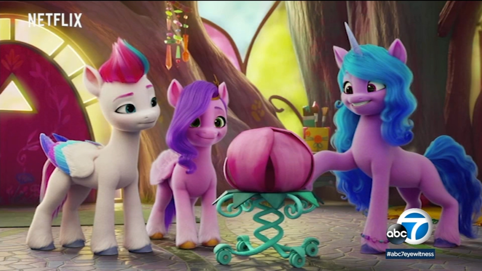 Vanessa Hudgens, Sofia Carson, James Marsden bring story of inclusion to kids in music filled 'My Little Pony:The Next Generation' Los Angeles