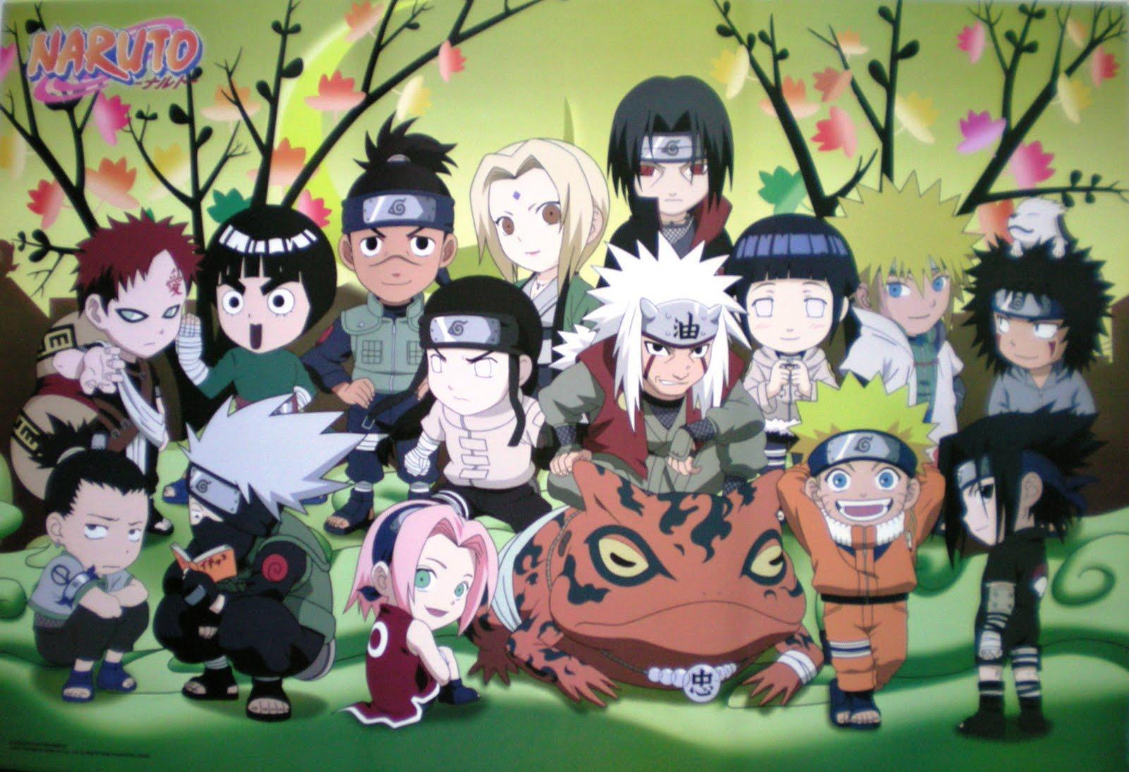Chibi Naruto Characters Wallpaper Free Chibi Naruto Characters Background