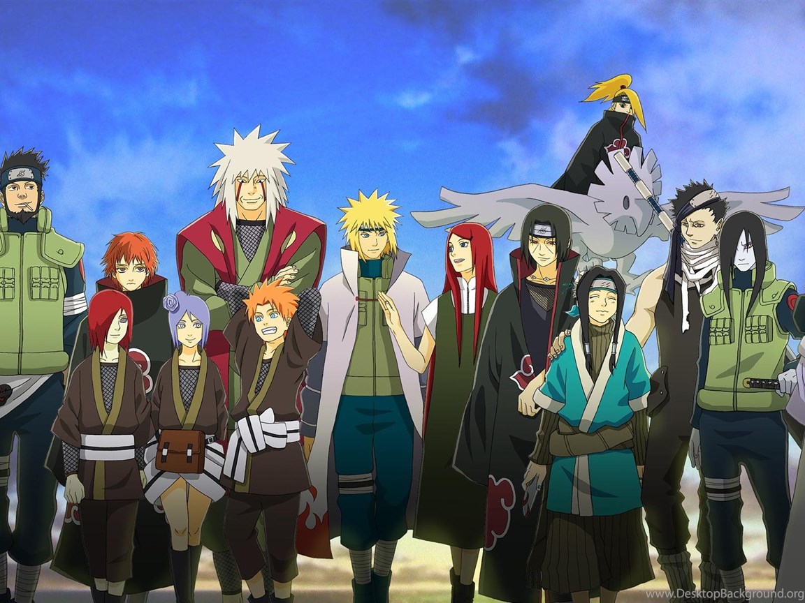Naruto Characters Wallpaper Desktop Background
