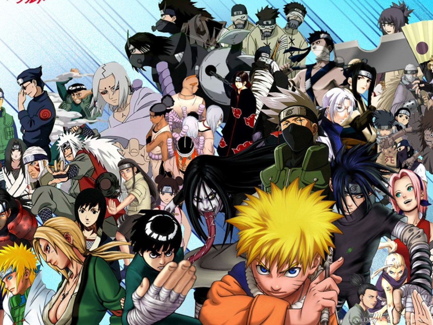 All Characters Naruto HD Wallpaper Desktop Background