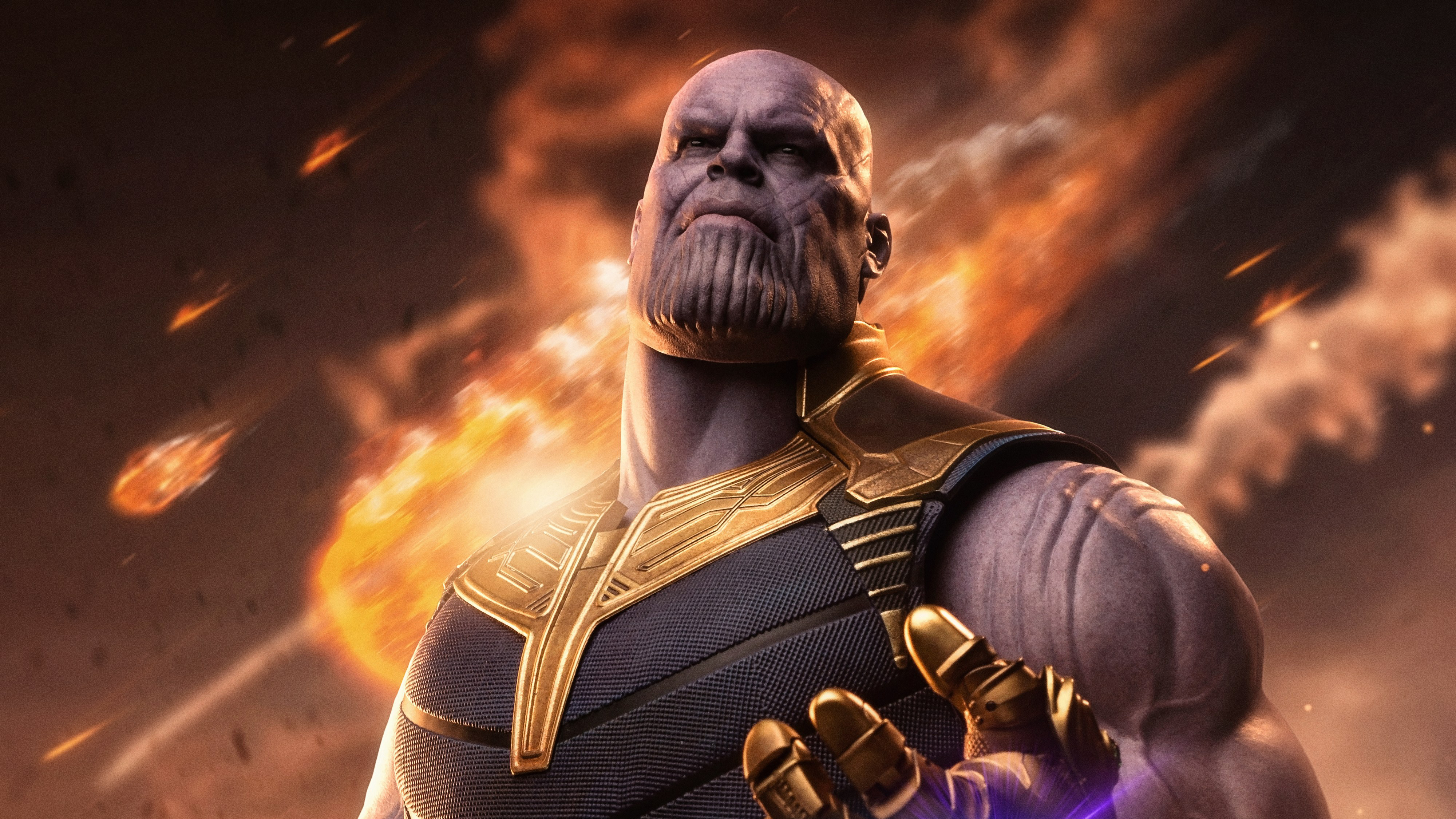 4K Thanos Wallpaper and Background Image