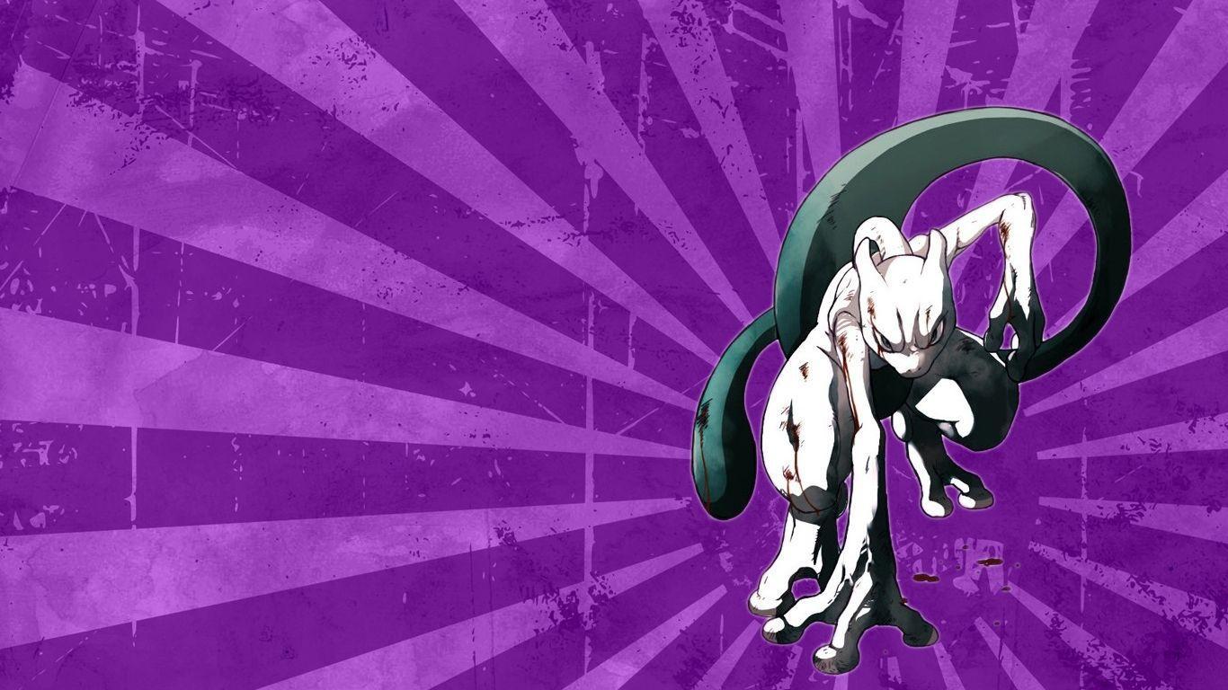 Mewtwo Wallpapers 1366x768.