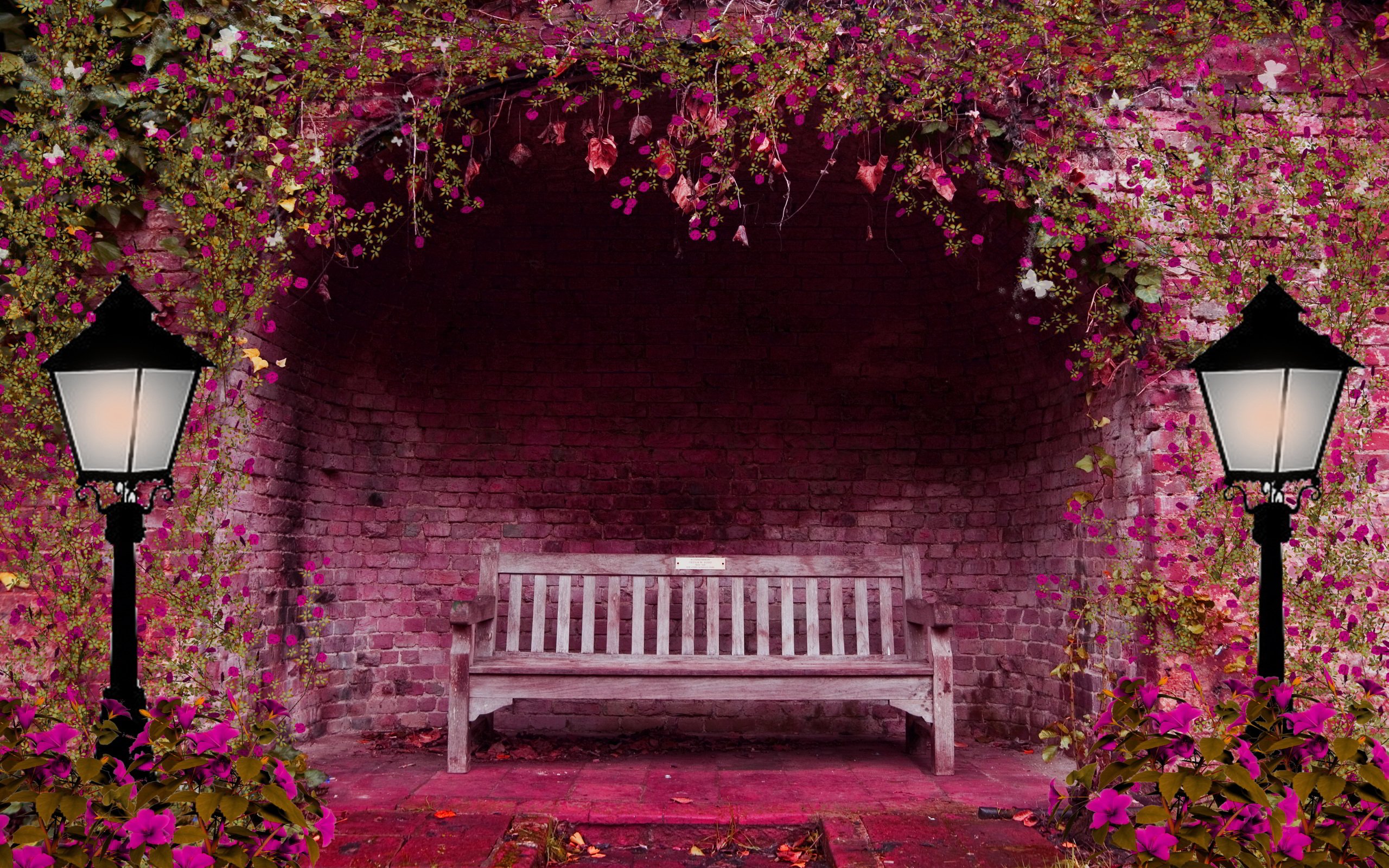 Free download Spring Garden Bench Image [2560x1600] for your Desktop, Mobile & Tablet. Explore Cute Bench Wallpaper. Cute Bench Wallpaper, Background Cute, Cute Wallpaper