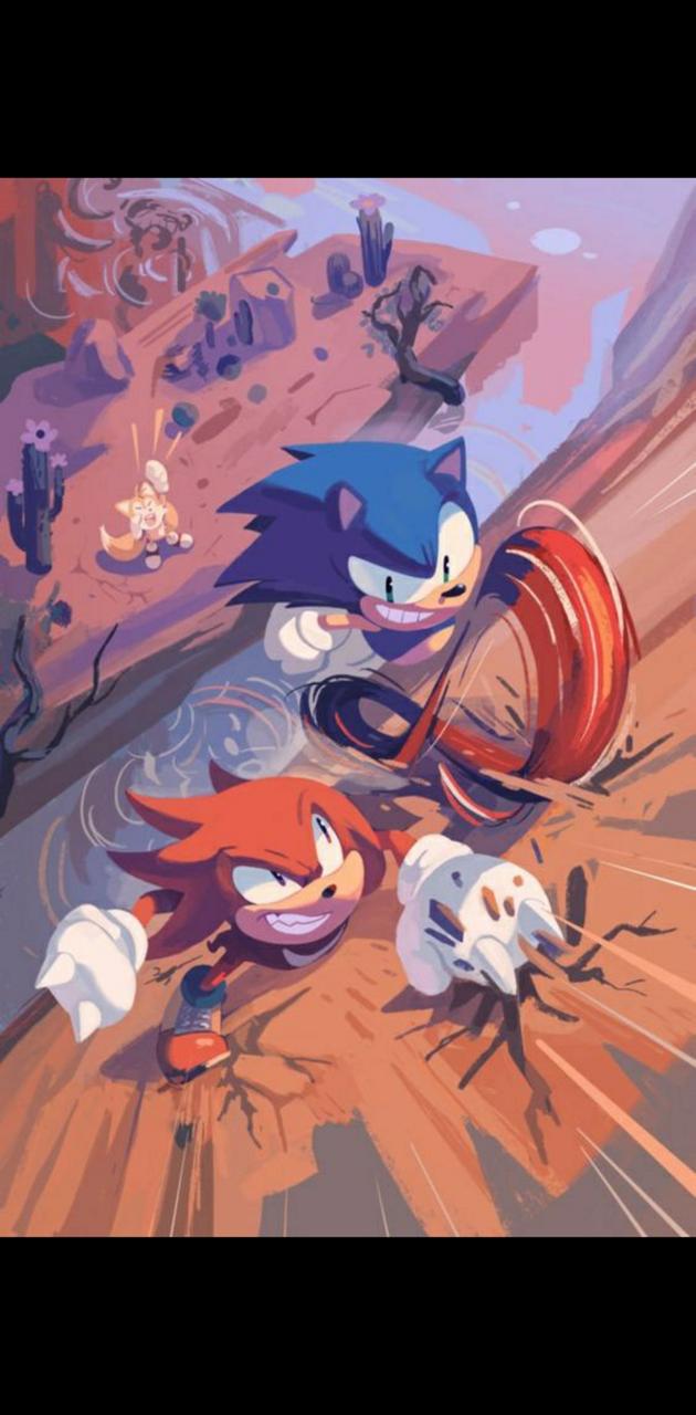 Sonic Knuckles Tails wallpaper