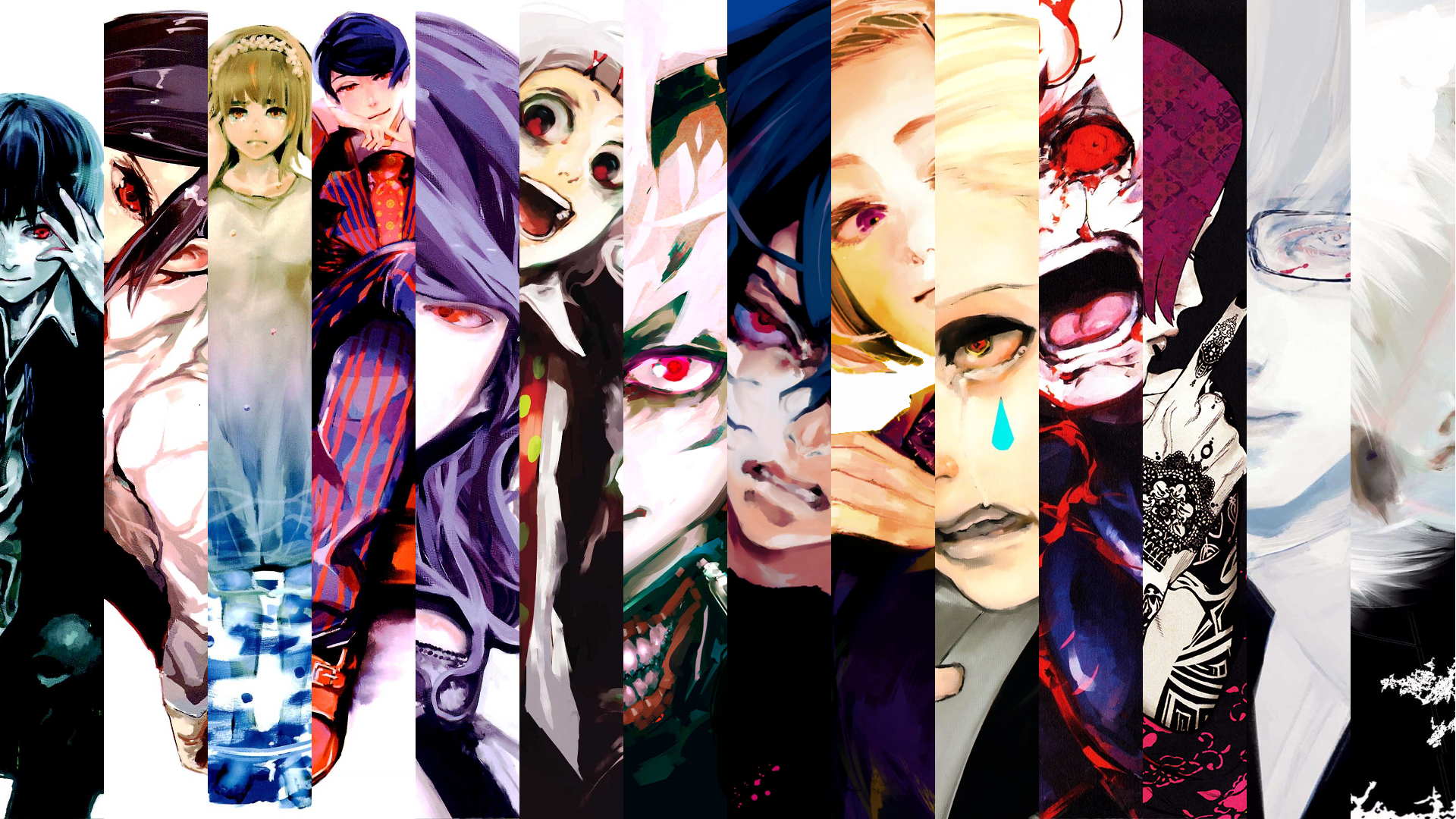 All Tokyo Ghoul Volume Covers Wallpaper