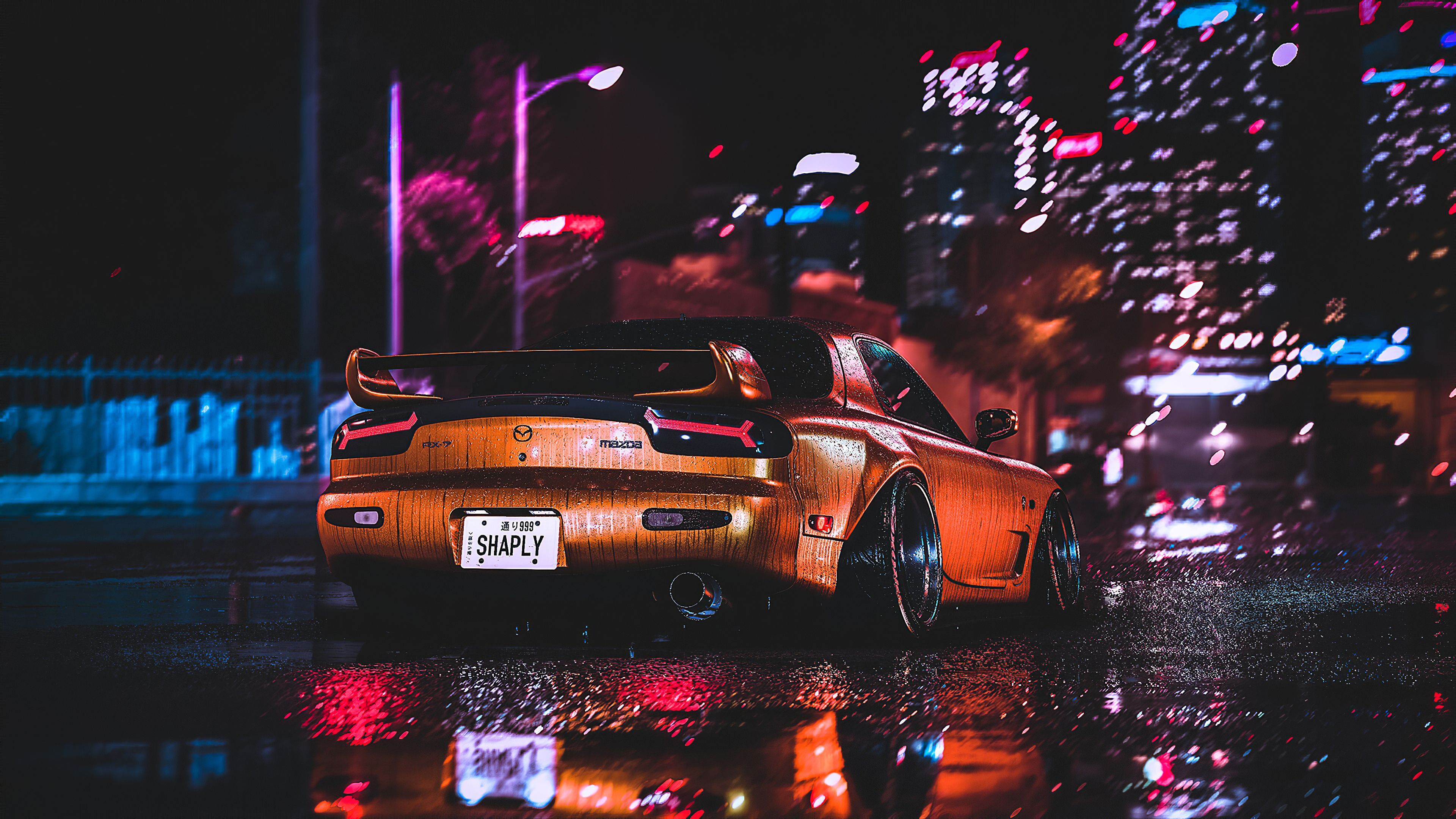 4K Night Car Wallpaper Free 4K Night Car Background