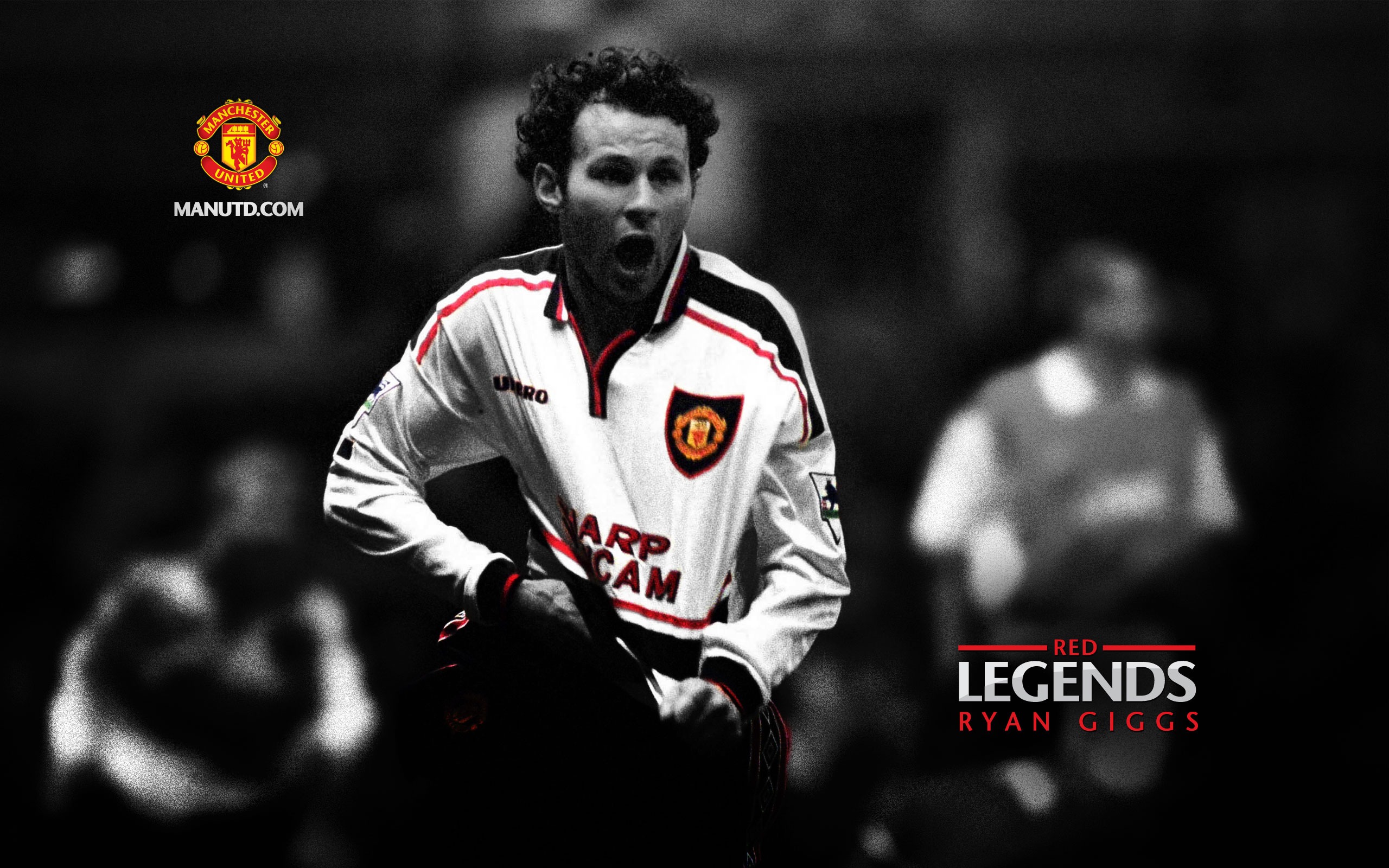 Ryan Giggs Red Legends Manchester United Wallpaper