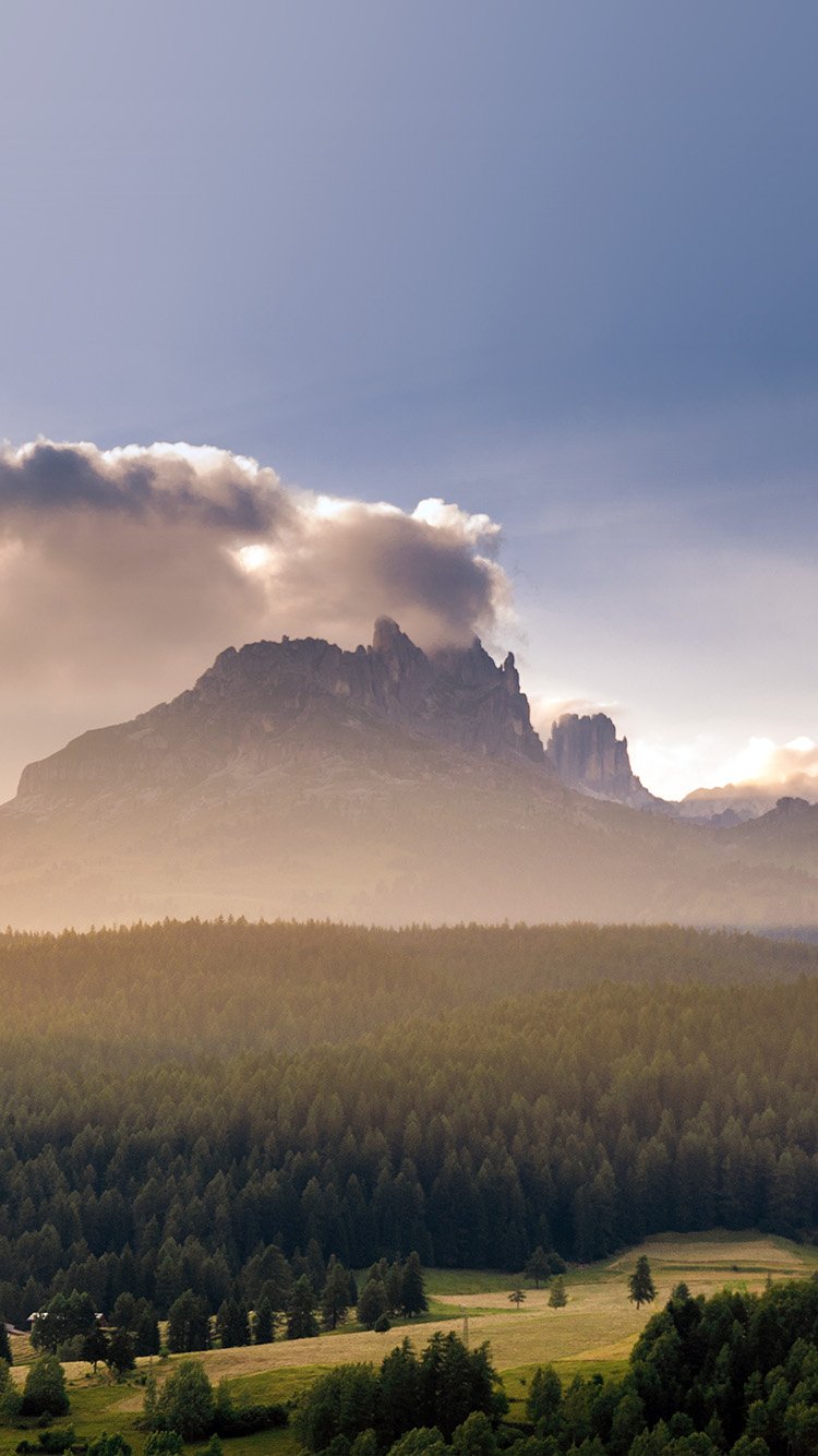 iPhone 6 wallpaper. summer mountain nature volcano