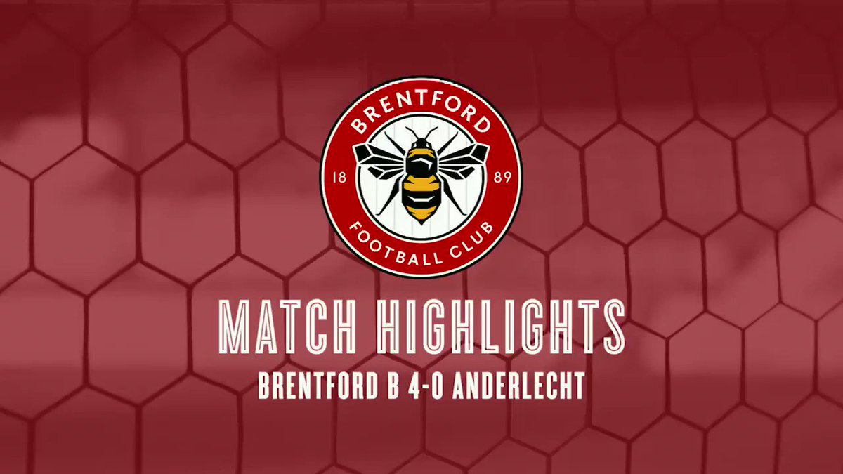 Brentford FC TEAM HIGHLIGHTS: Brentford B 4 0 Anderlecht All The Action From Brentford B's Victory Over Anderlecht On Friday Night
