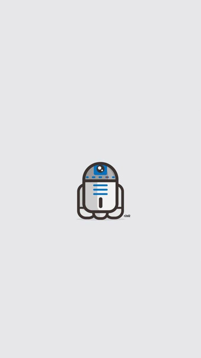 スター・ウォーズ/R2 D2ミニマルスタイル. Star Wars Wallpaper, Star Wars Background, Star Wars Tattoo