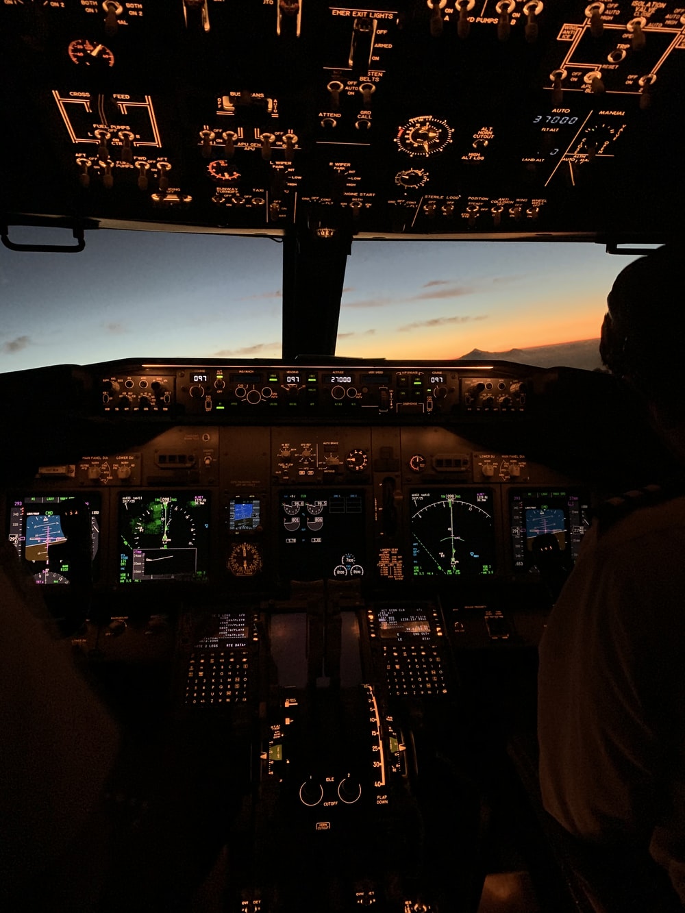 Plane Cockpit Picture. Download Free Image