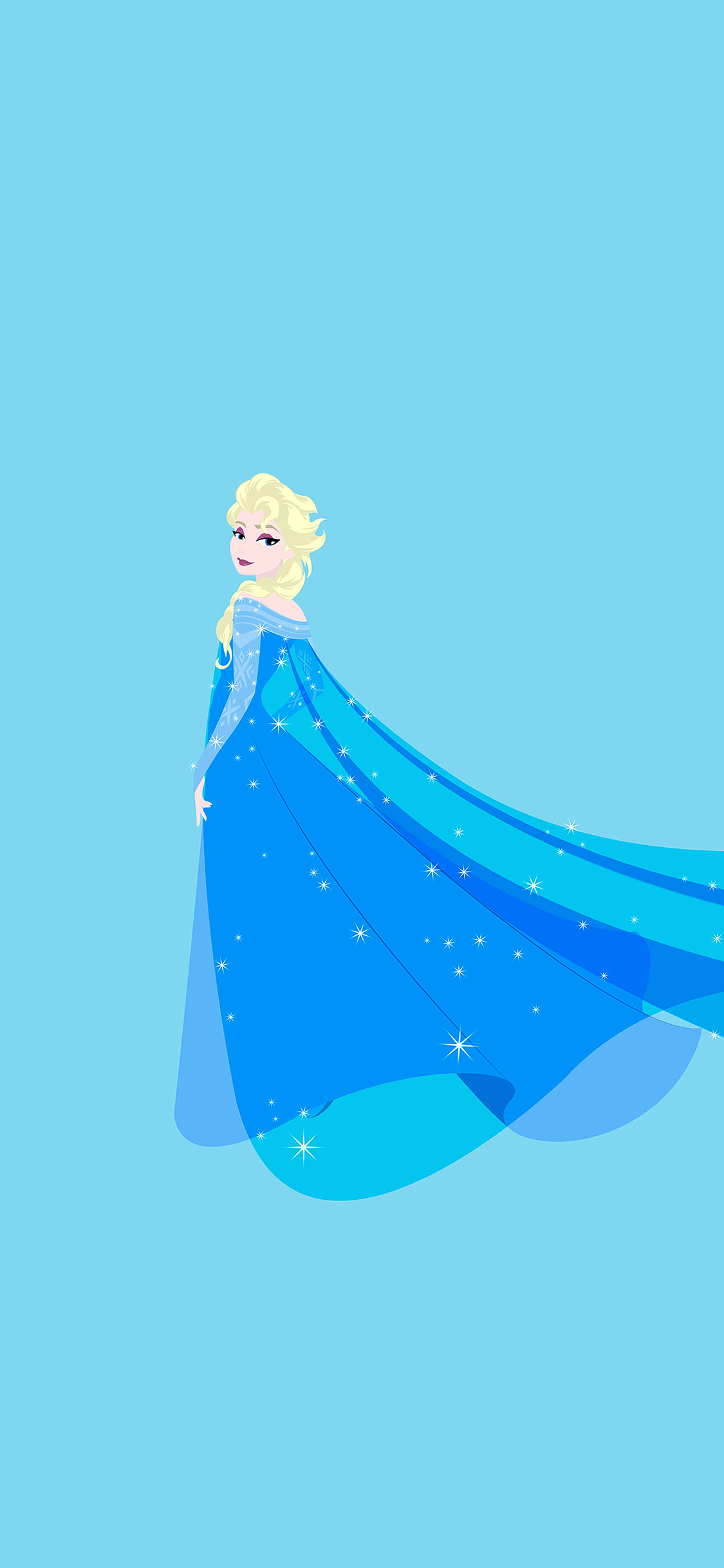 Wallpaper Frozen Elsa Illust Fanart Disney