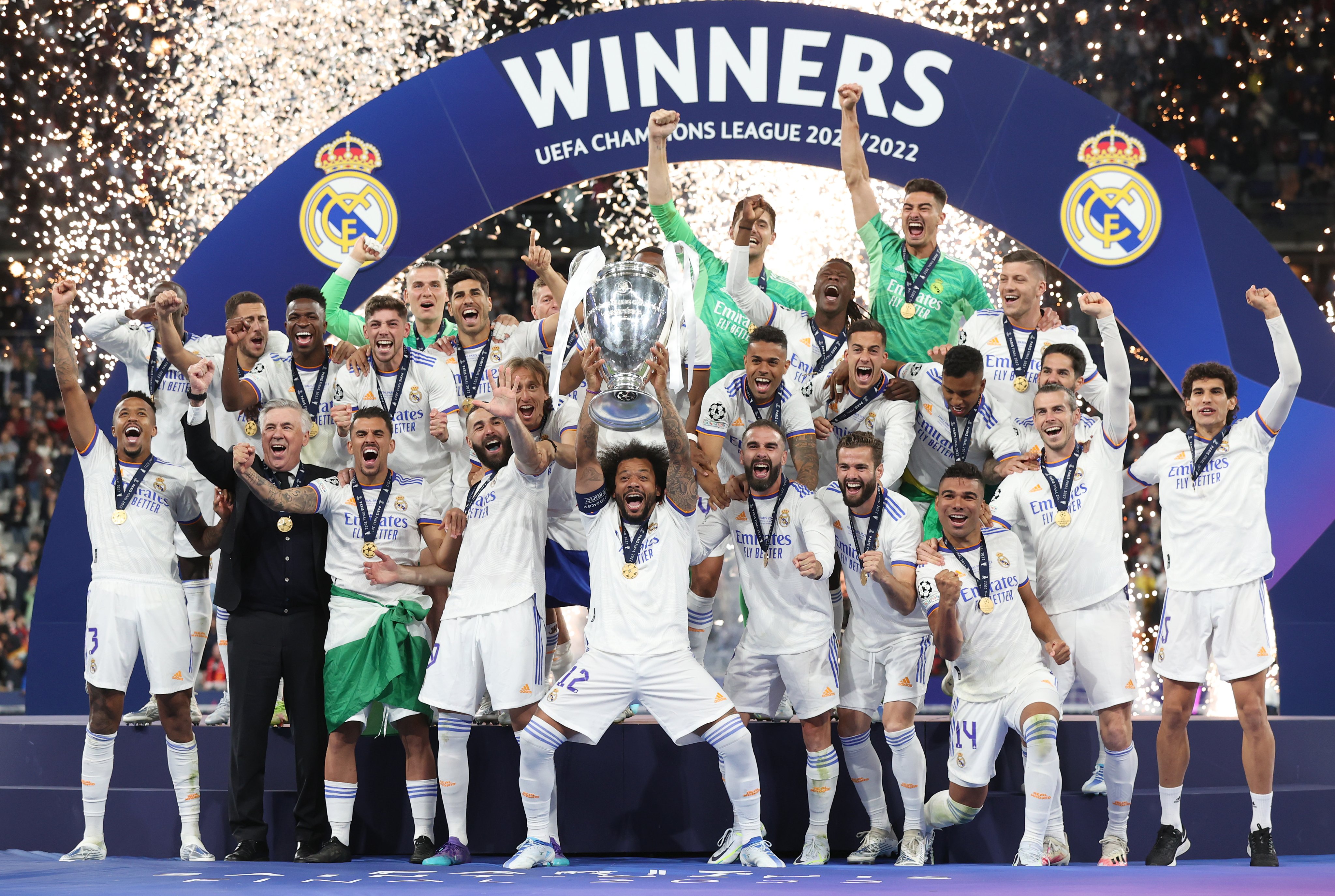 Real Madrid UEFA Champions League Champions 2022 Wallpapers - Wallpaper Cave