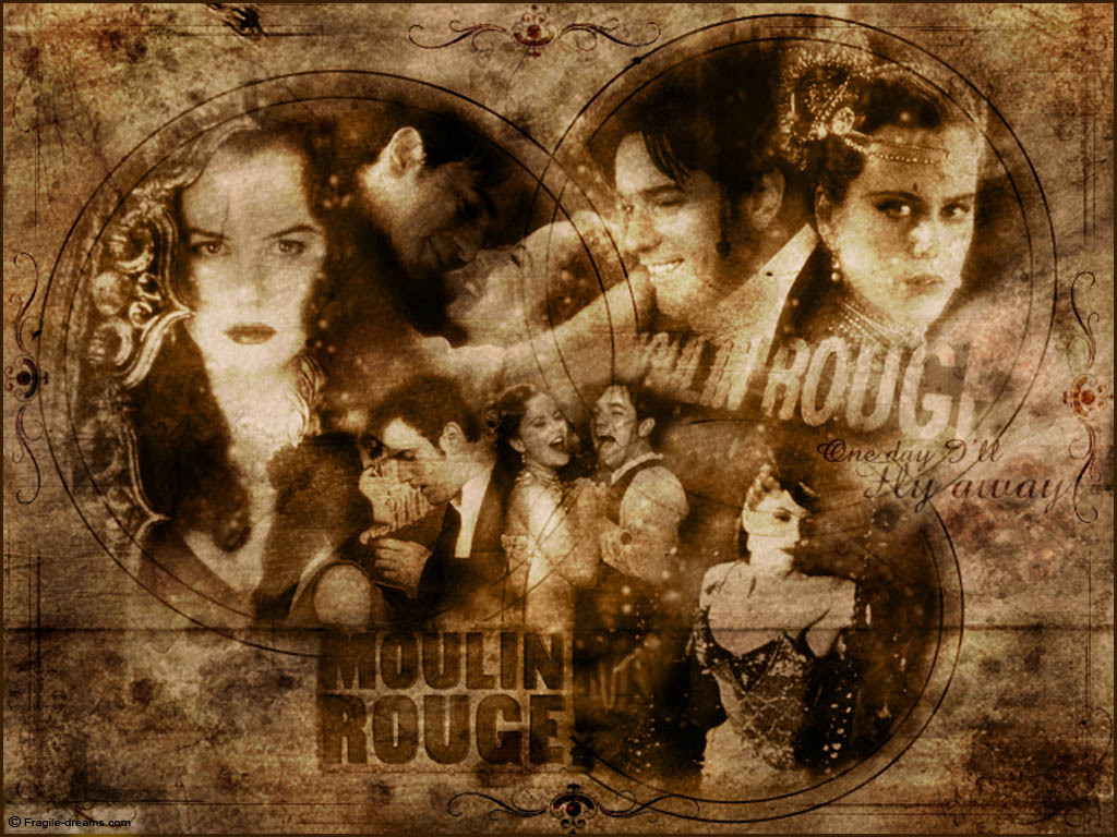 Satine & Christian Rouge Wallpaper