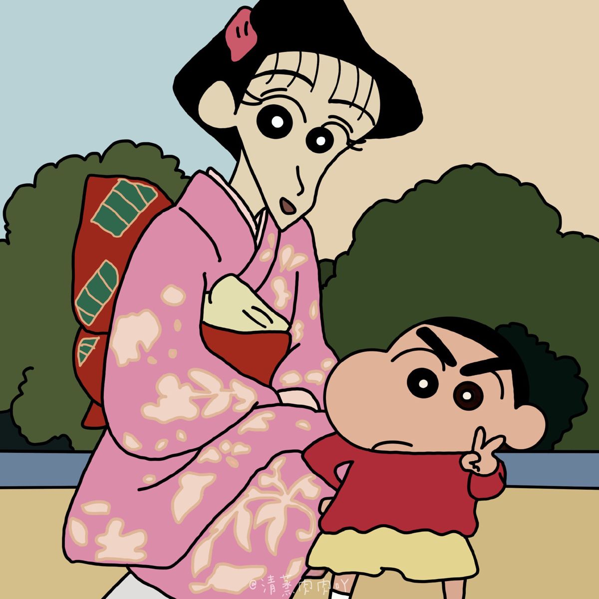 蜡笔小新. Sinchan cartoon, Cute cartoon wallpaper, Cartoon pics