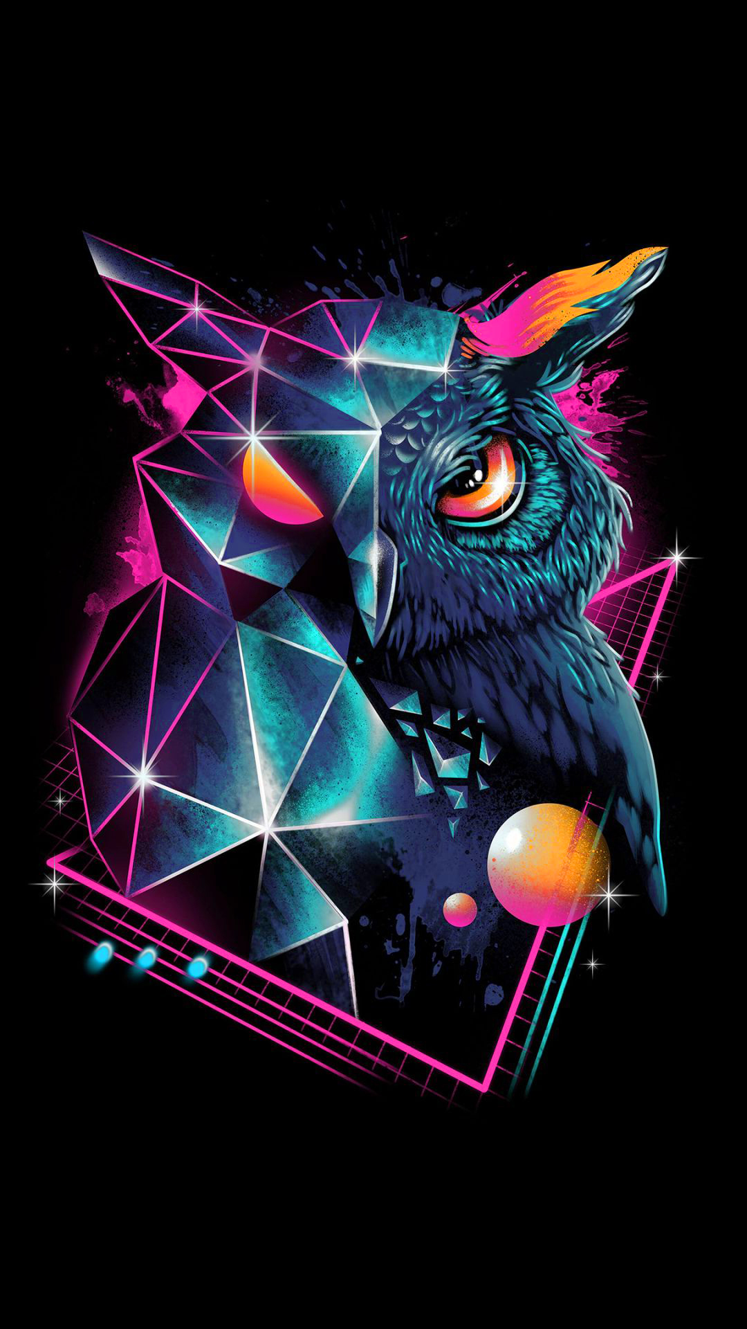 Trendy Owl Wallpaper