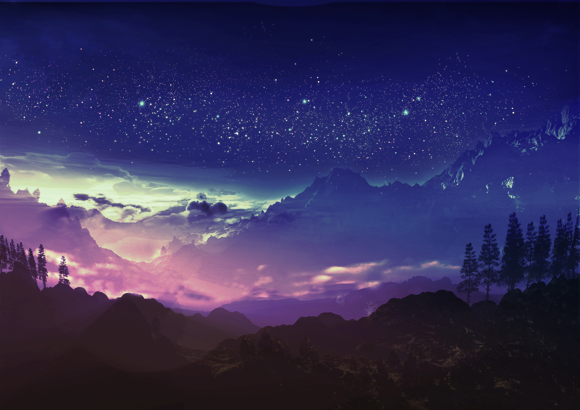 Anime Landscape HD Wallpaper and Background