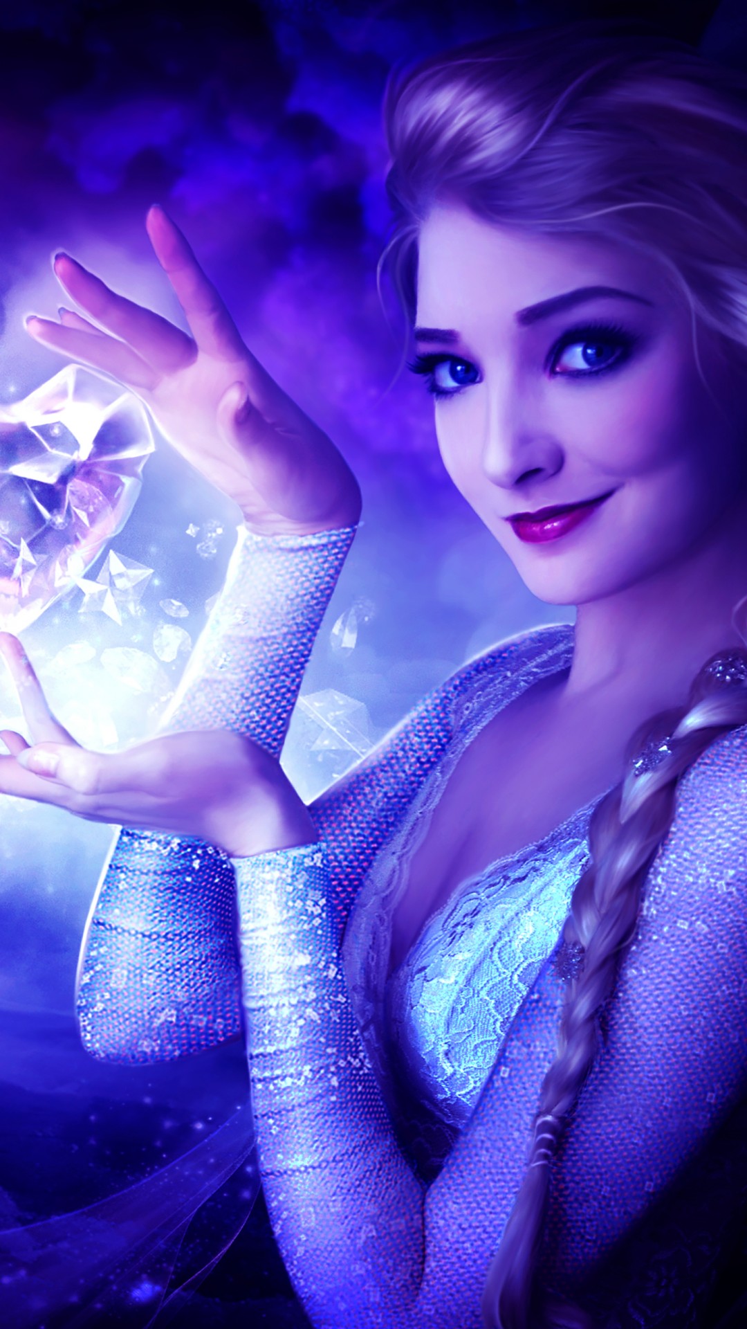 Queen Elsa Frozen Heart Wallpaper