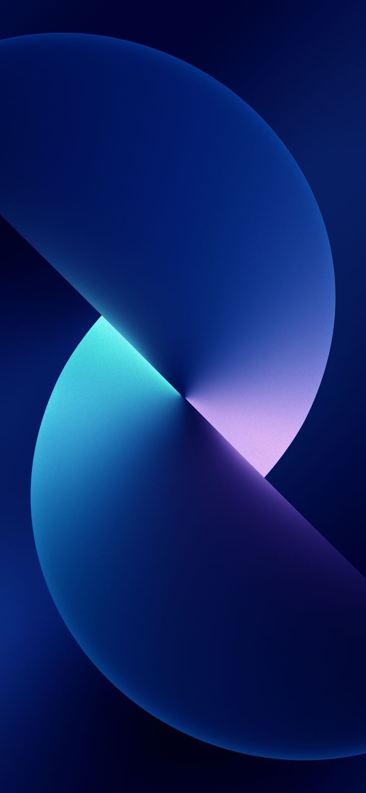 iOS 13 Wallpaper 4K Blue Stock iPadOS 795