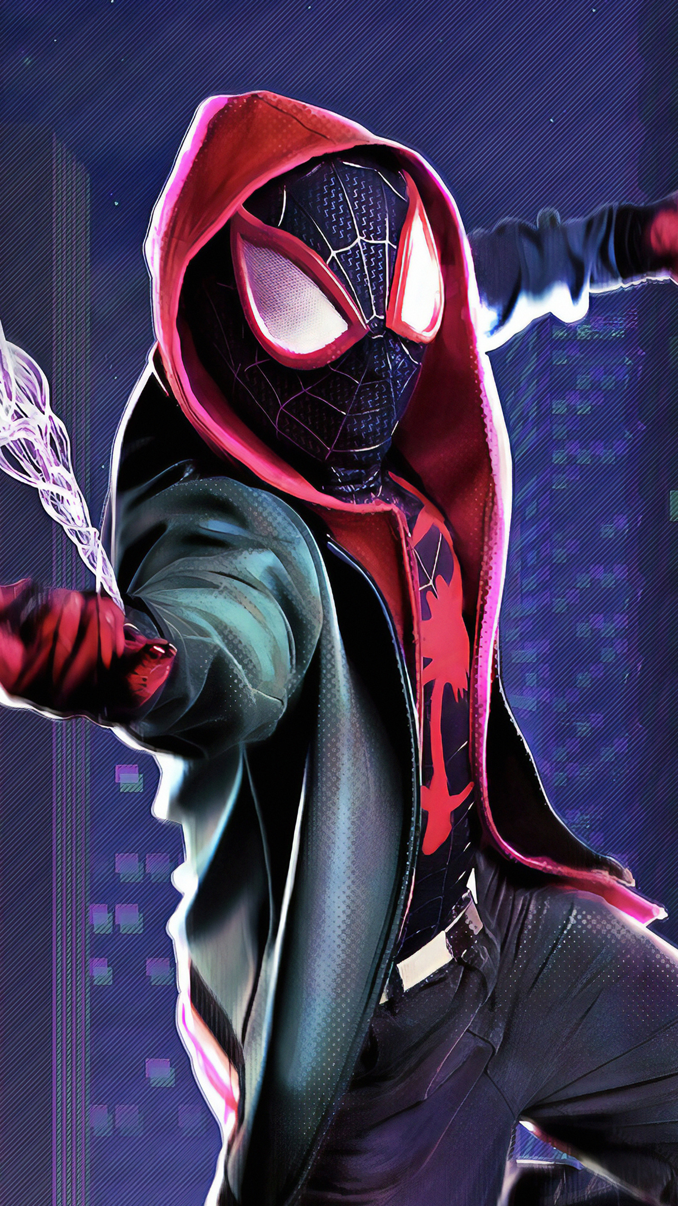 Free download Spider Man Miles Morales Ultra HD Desktop Background Wallpaper for [720x1280] for your Desktop, Mobile & Tablet. Explore Miles Morales Hoodie Wallpaper. Miles Morales Wallpaper, Miles Teller