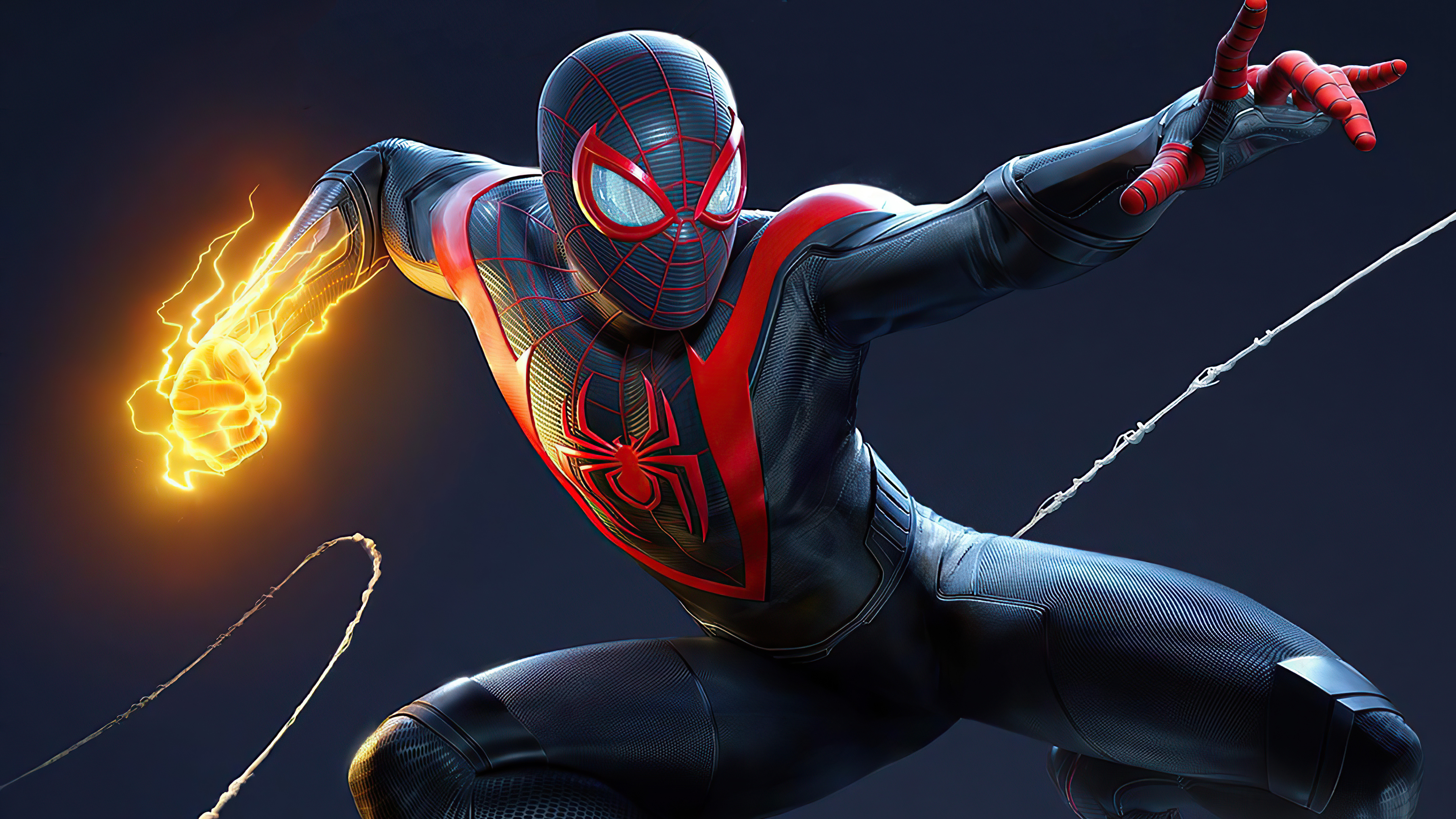 4K Miles Morales Wallpaper and Background Image